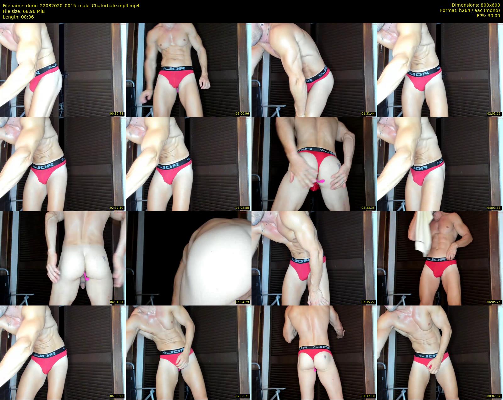 durio — 9 minute Chaturbate male cam show recording, 480p, Aug 22, 2020