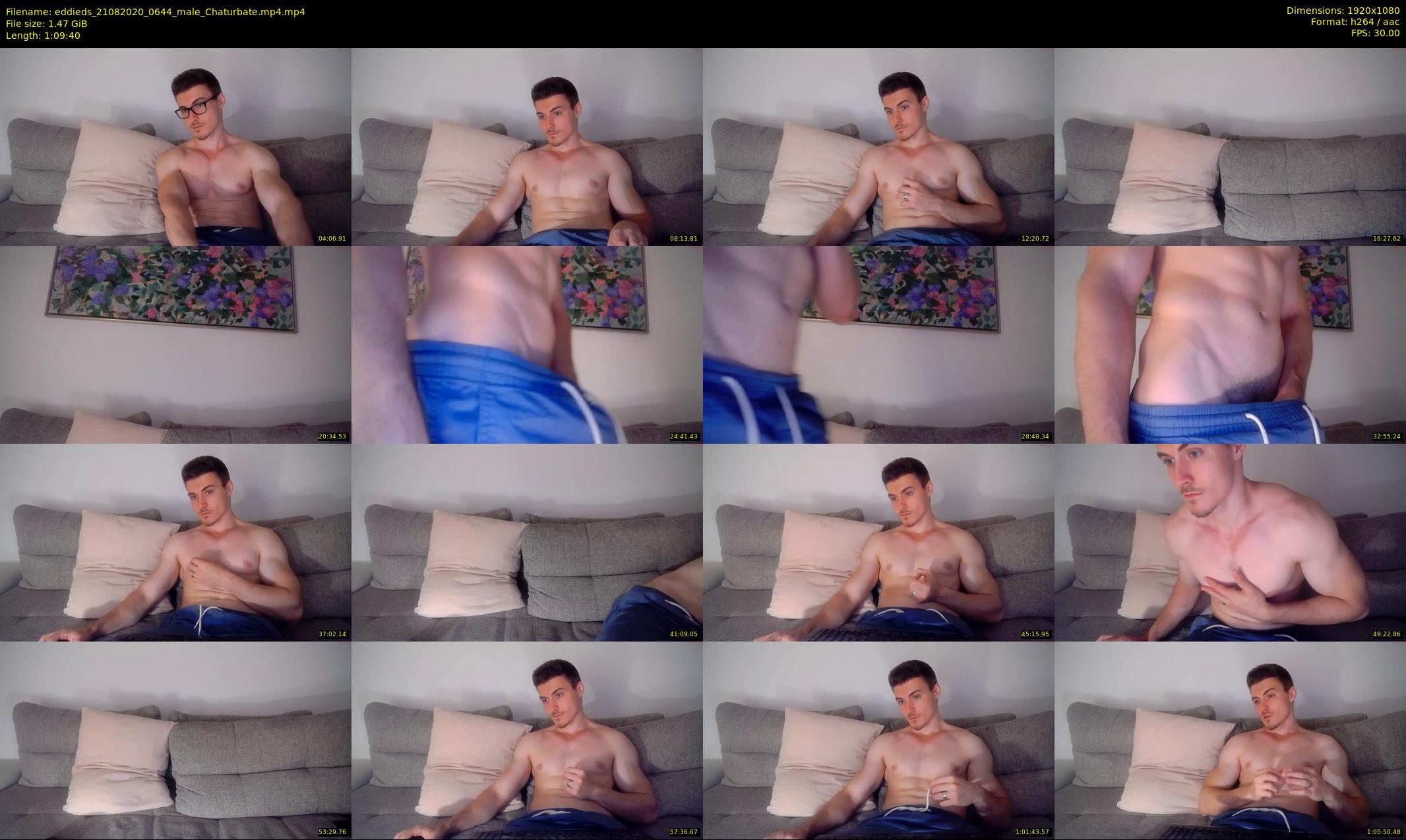 eddieds — 70 minute Chaturbate male cam show recording, 1080p, Aug 21, 2020
