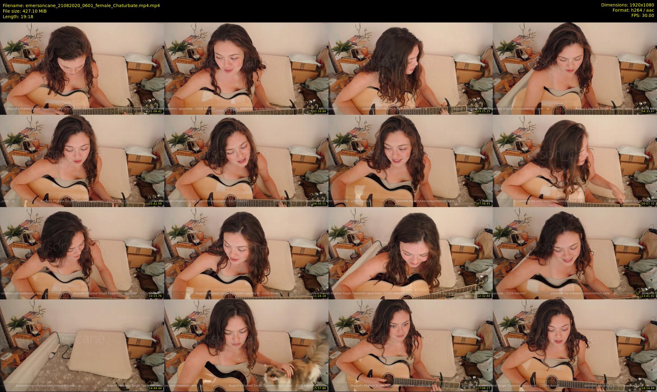 emersoncane — 20 minute Chaturbate female cam show recording, 1080p, Aug 21, 2020