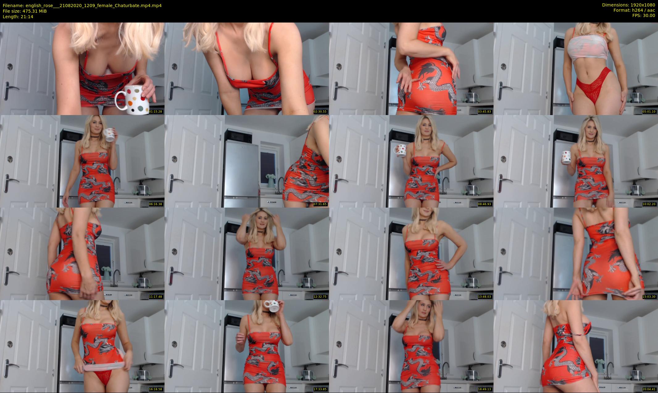 english_rose__ — 22 minute Chaturbate female cam show recording, 1080p, Aug 21, 2020