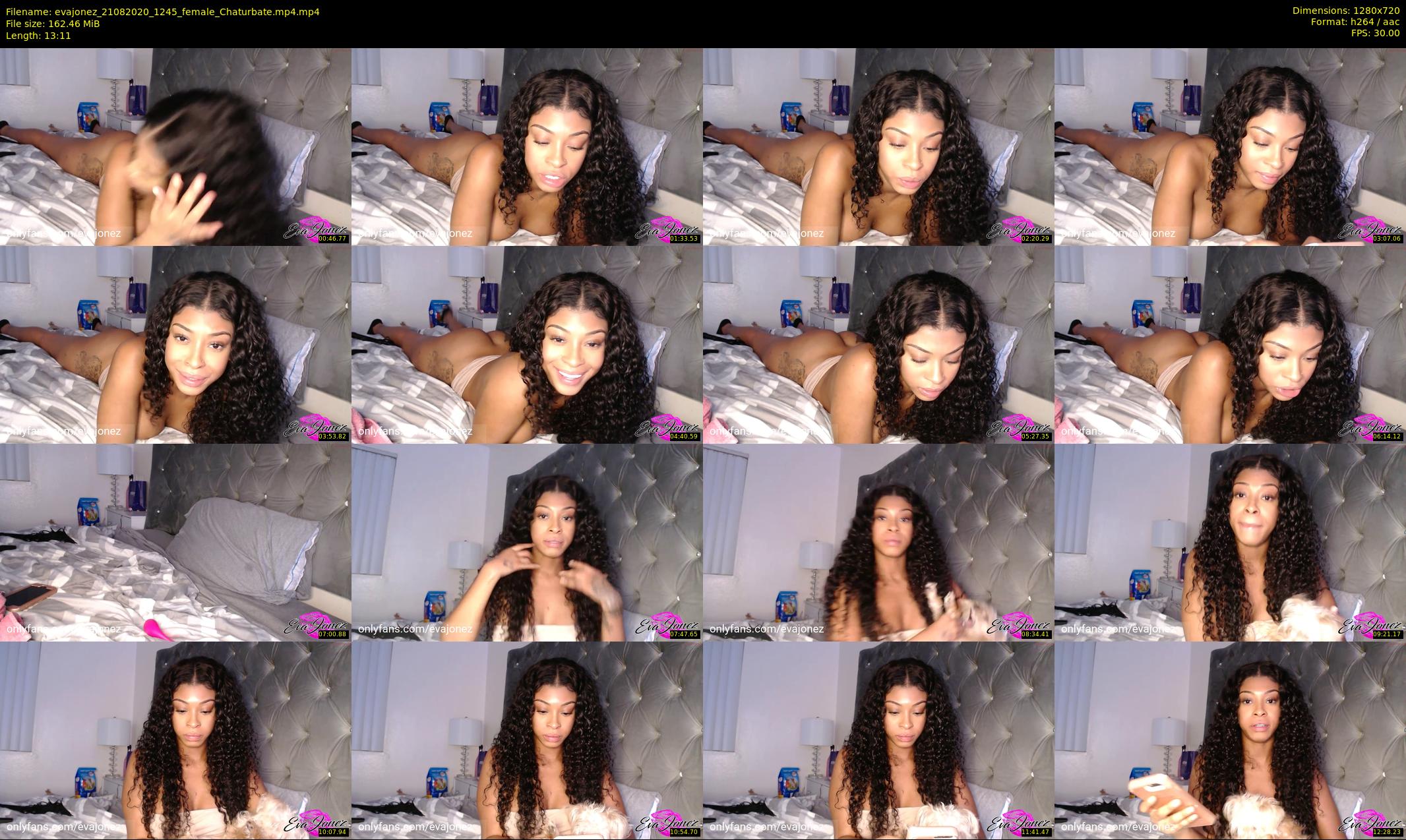 evajonez — 14 minute Chaturbate female cam show recording, 720p, Aug 21, 2020