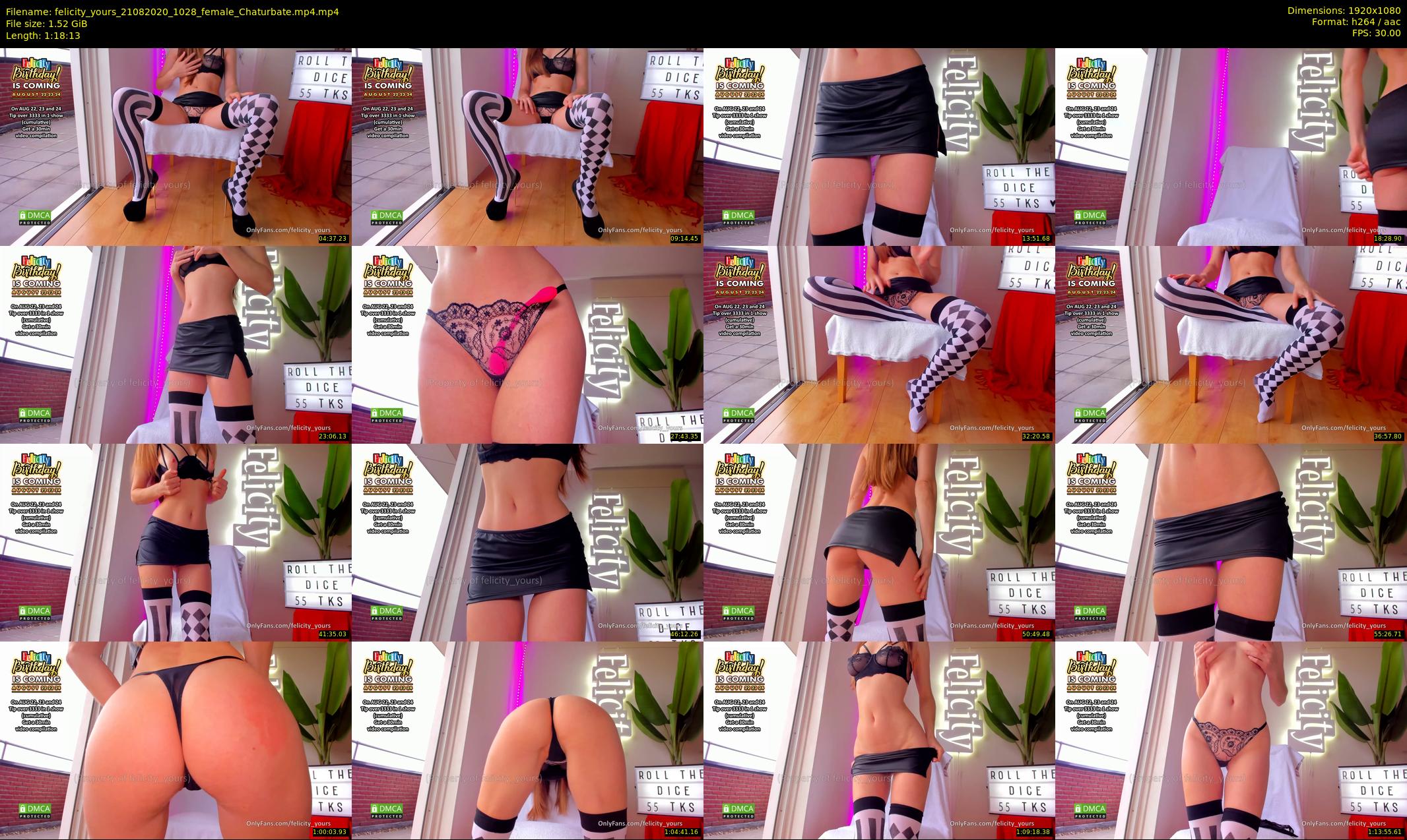 felicity_yours — 79 minute Chaturbate female cam show recording, 1080p, Aug 21, 2020