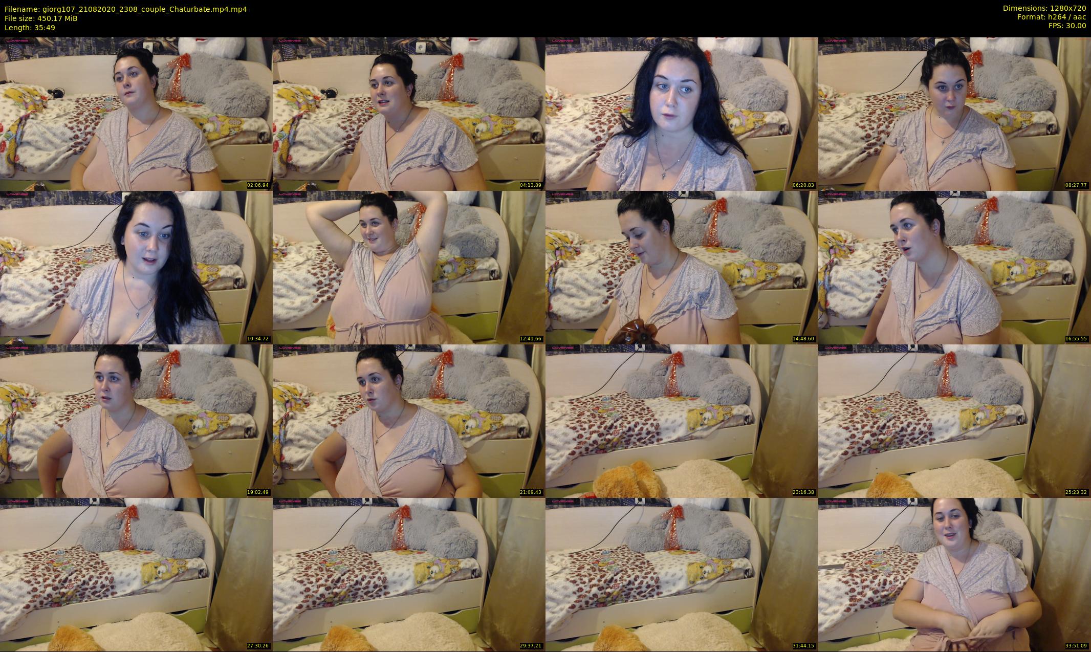 giorg107 — 36 minute Chaturbate couple cam show recording, 720p, Aug 21, 2020