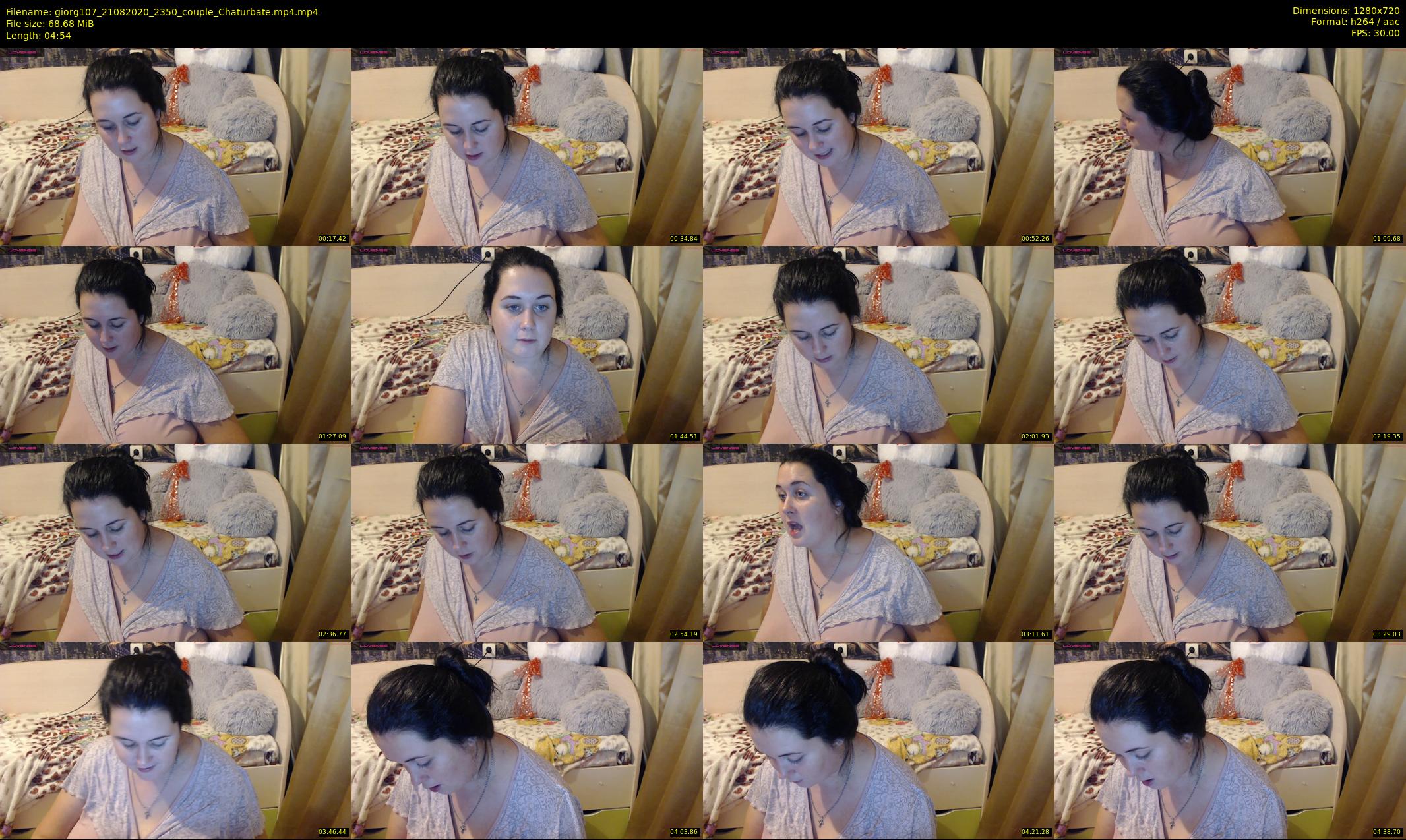 giorg107 — 5 minute Chaturbate couple cam show recording, 720p, Aug 21, 2020
