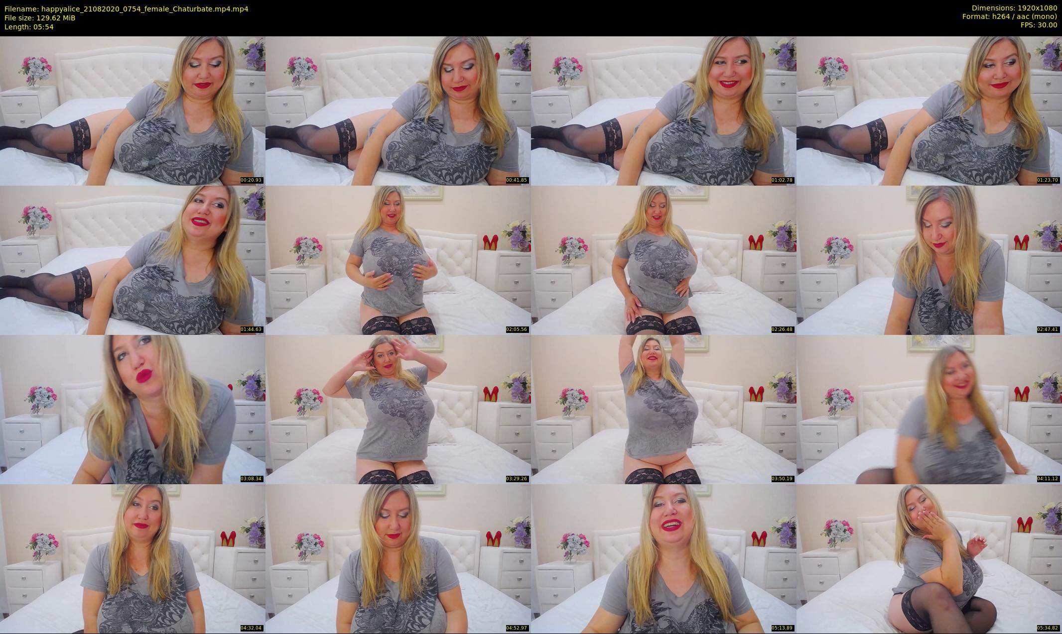 happyalice — 6 minute Chaturbate female cam show recording, 1080p, Aug 21, 2020