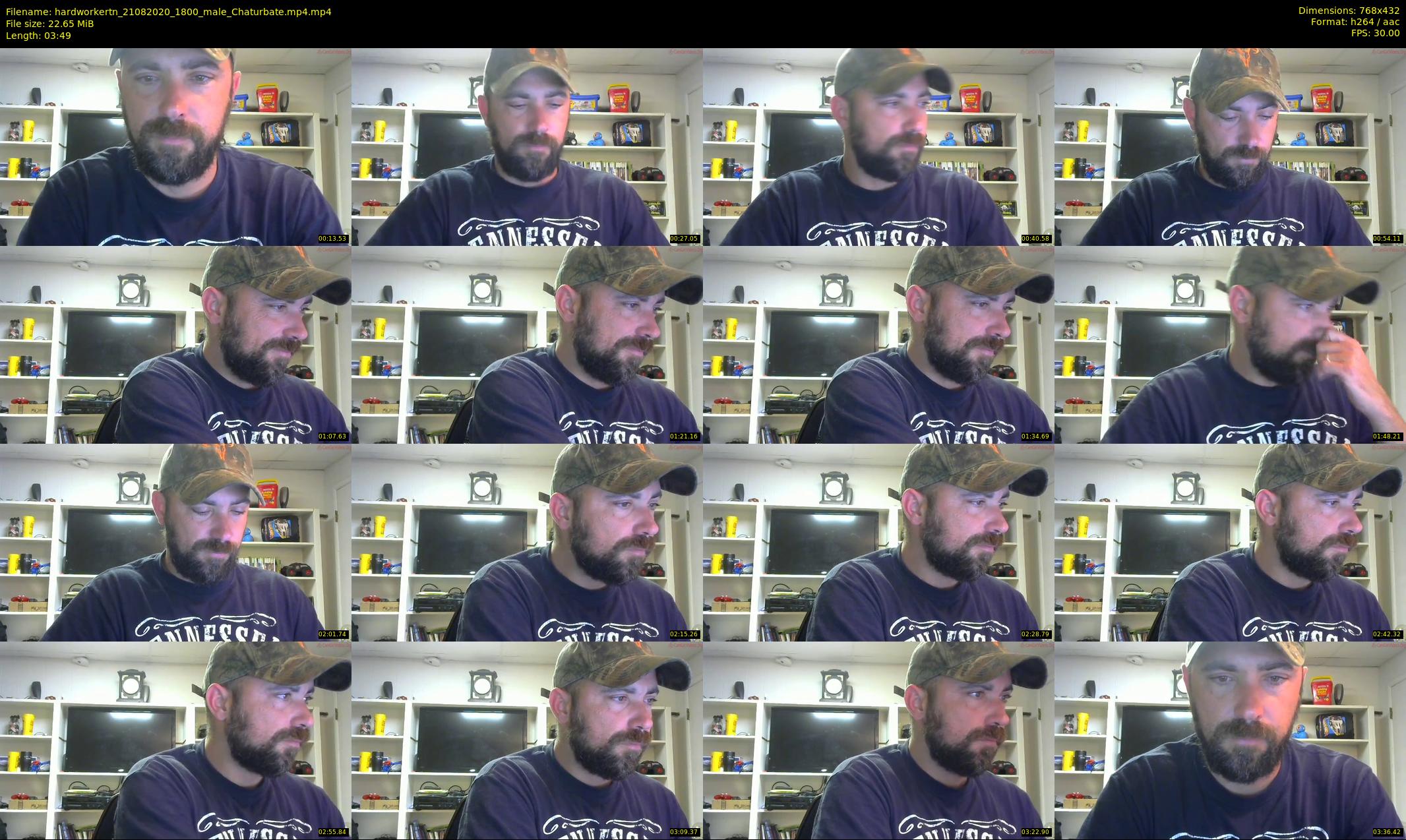 hardworkertn — 4 minute Chaturbate male cam show recording, 360p, Aug 21, 2020