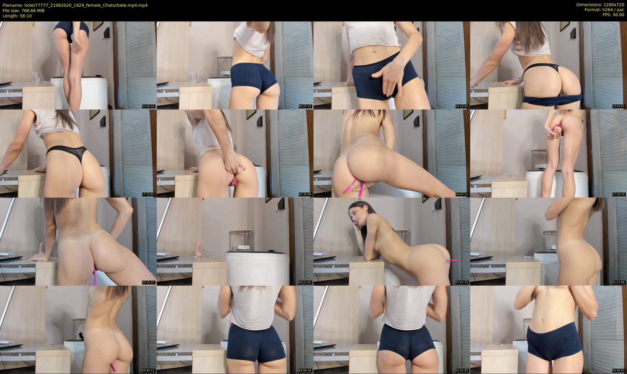 hotel77777 — 59 minute Chaturbate female cam show recording, 720p, Aug 21, 2020