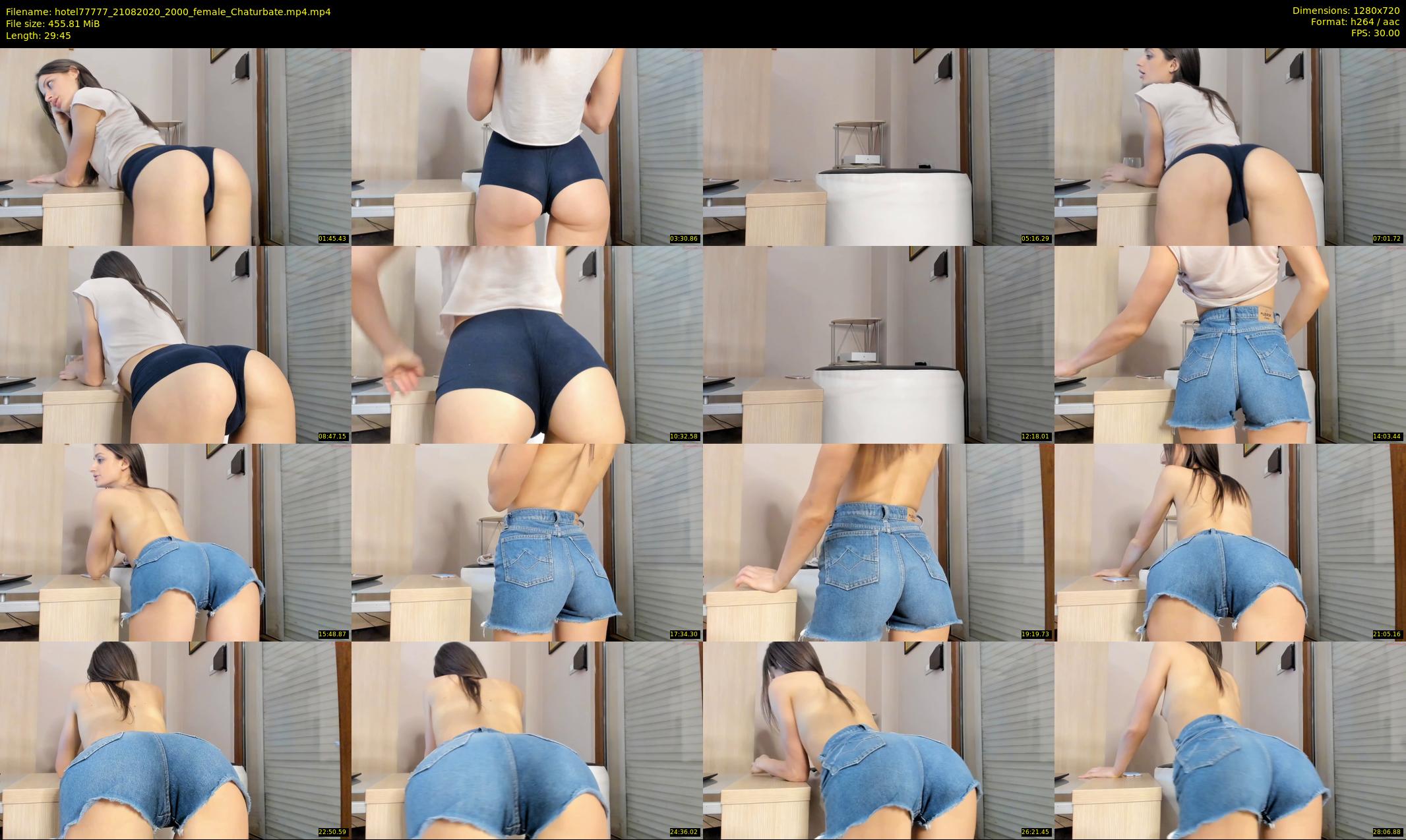 hotel77777 — 30 minute Chaturbate female cam show recording, 720p, Aug 21, 2020