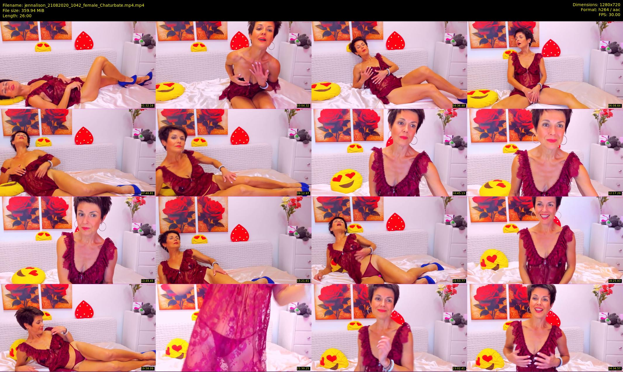 jennalison — 26 minute Chaturbate female cam show recording, 720p, Aug 21, 2020