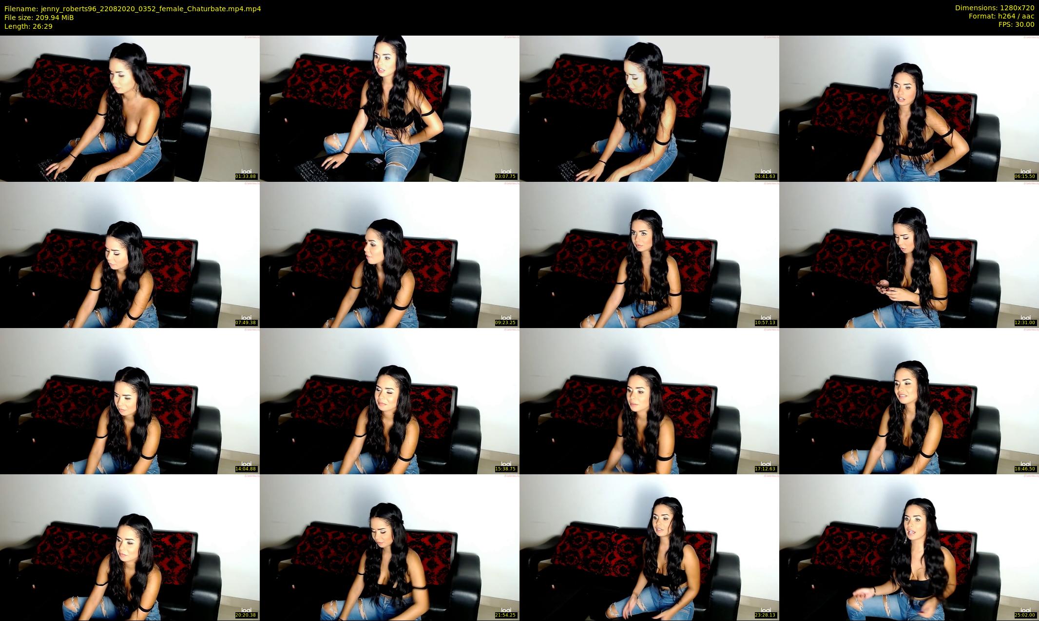 jenny_roberts96 — 27 minute Chaturbate female cam show recording, 720p, Aug 22, 2020