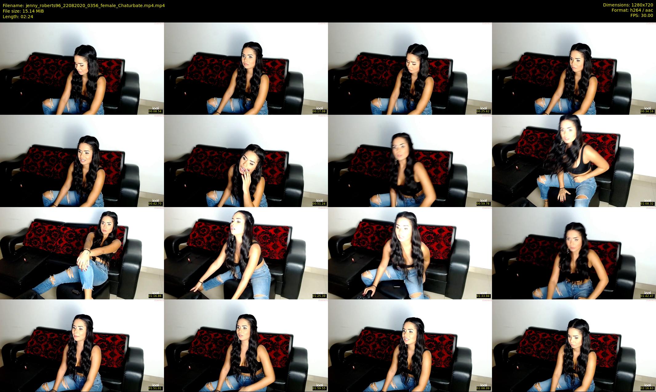jenny_roberts96 — 3 minute Chaturbate female cam show recording, 720p, Aug 22, 2020