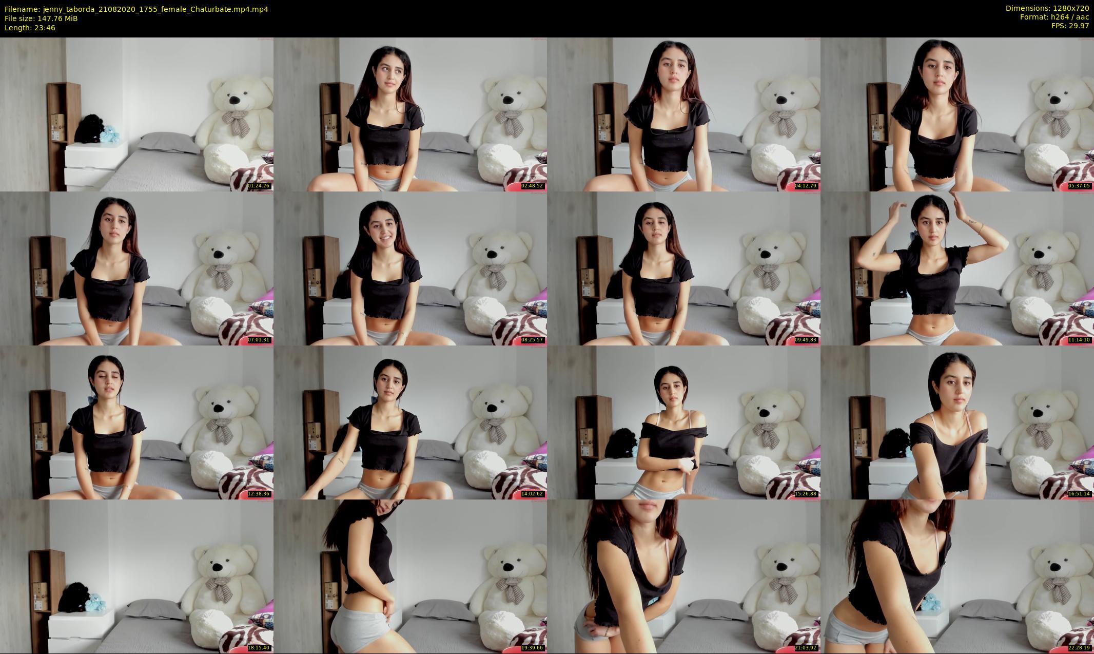 jenny_taborda — 24 minute Chaturbate female cam show recording, 720p, Aug 21, 2020