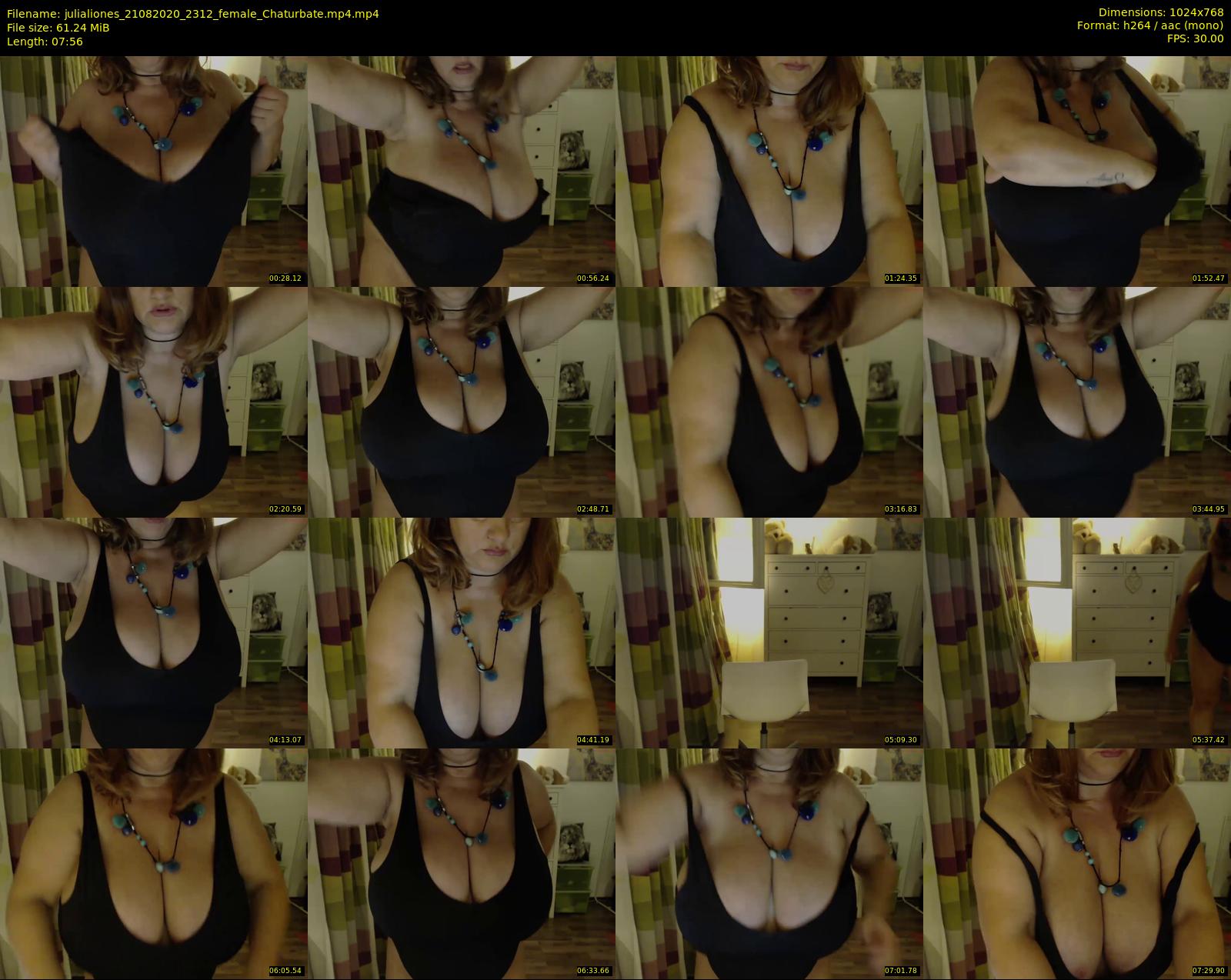 julialiones — 8 minute Chaturbate female cam show recording, 720p, Aug 21, 2020