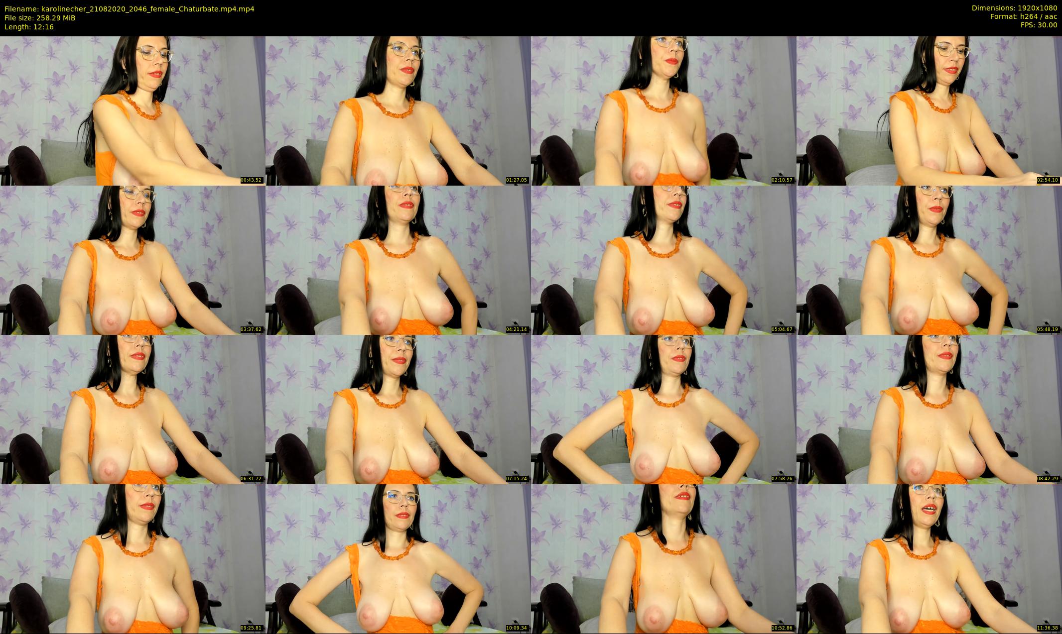karolinecher — 13 minute Chaturbate female cam show recording, 1080p, Aug 21, 2020