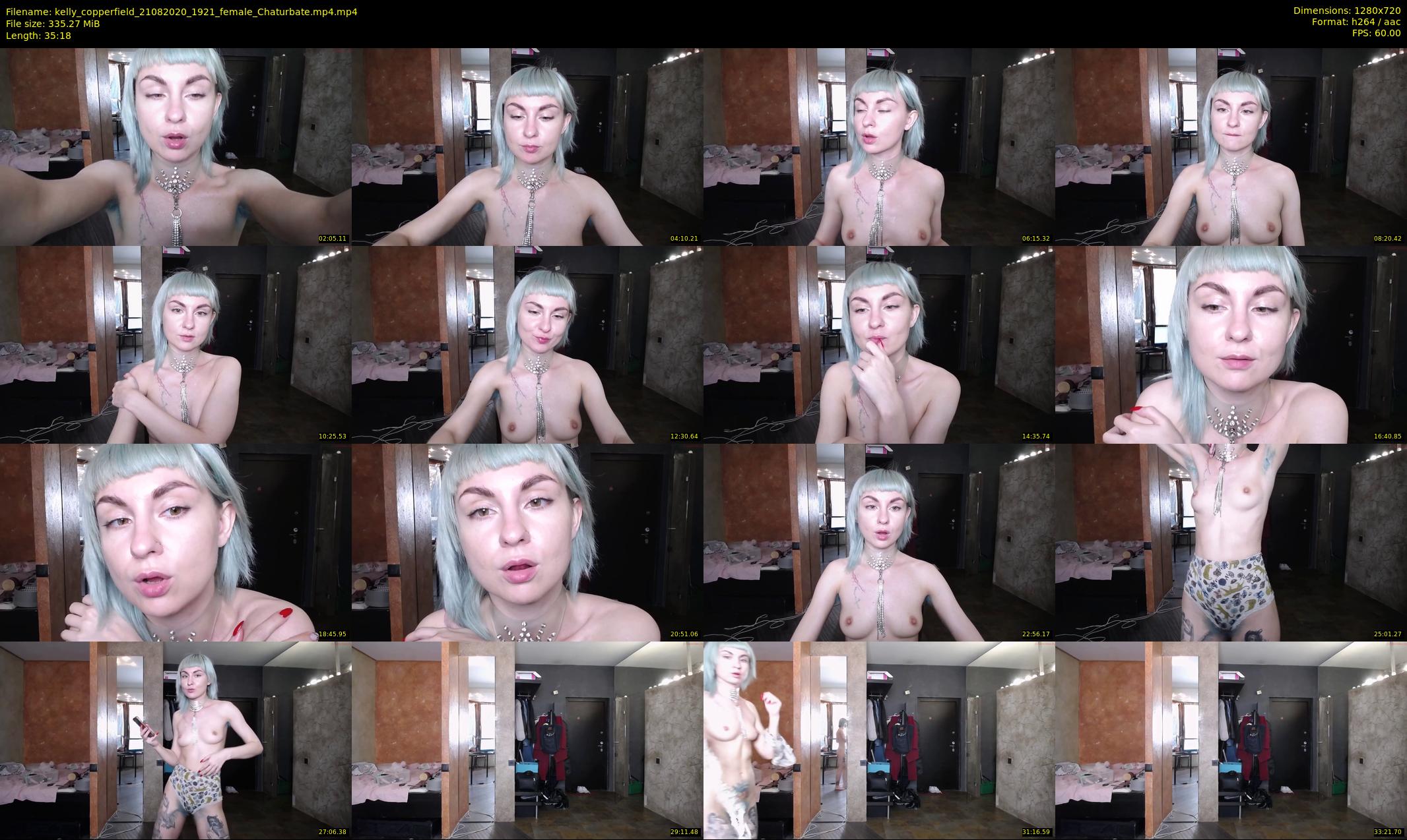 kelly_copperfield — 36 minute Chaturbate female cam show recording, 720p, Aug 21, 2020