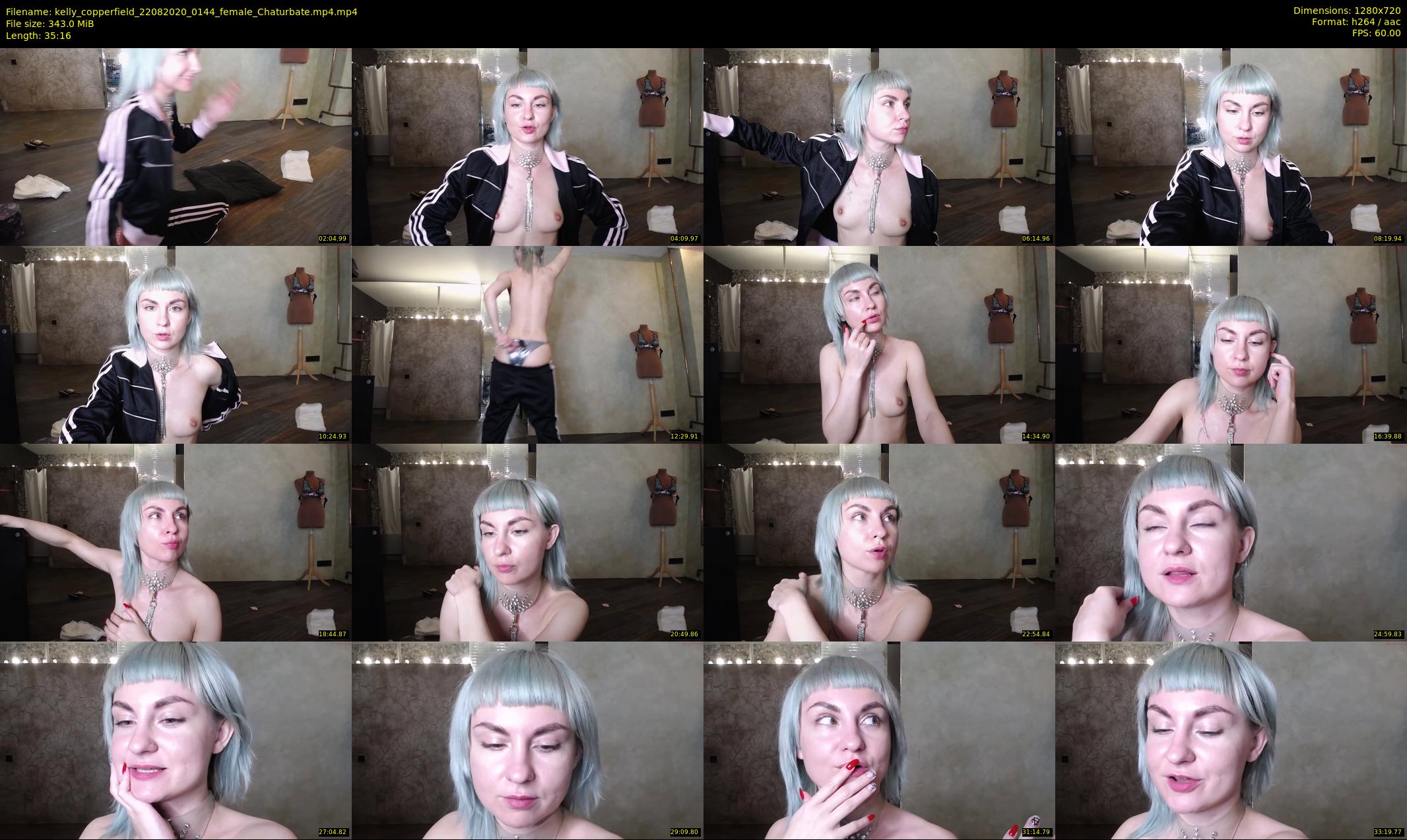 kelly_copperfield — 36 minute Chaturbate female cam show recording, 720p, Aug 22, 2020