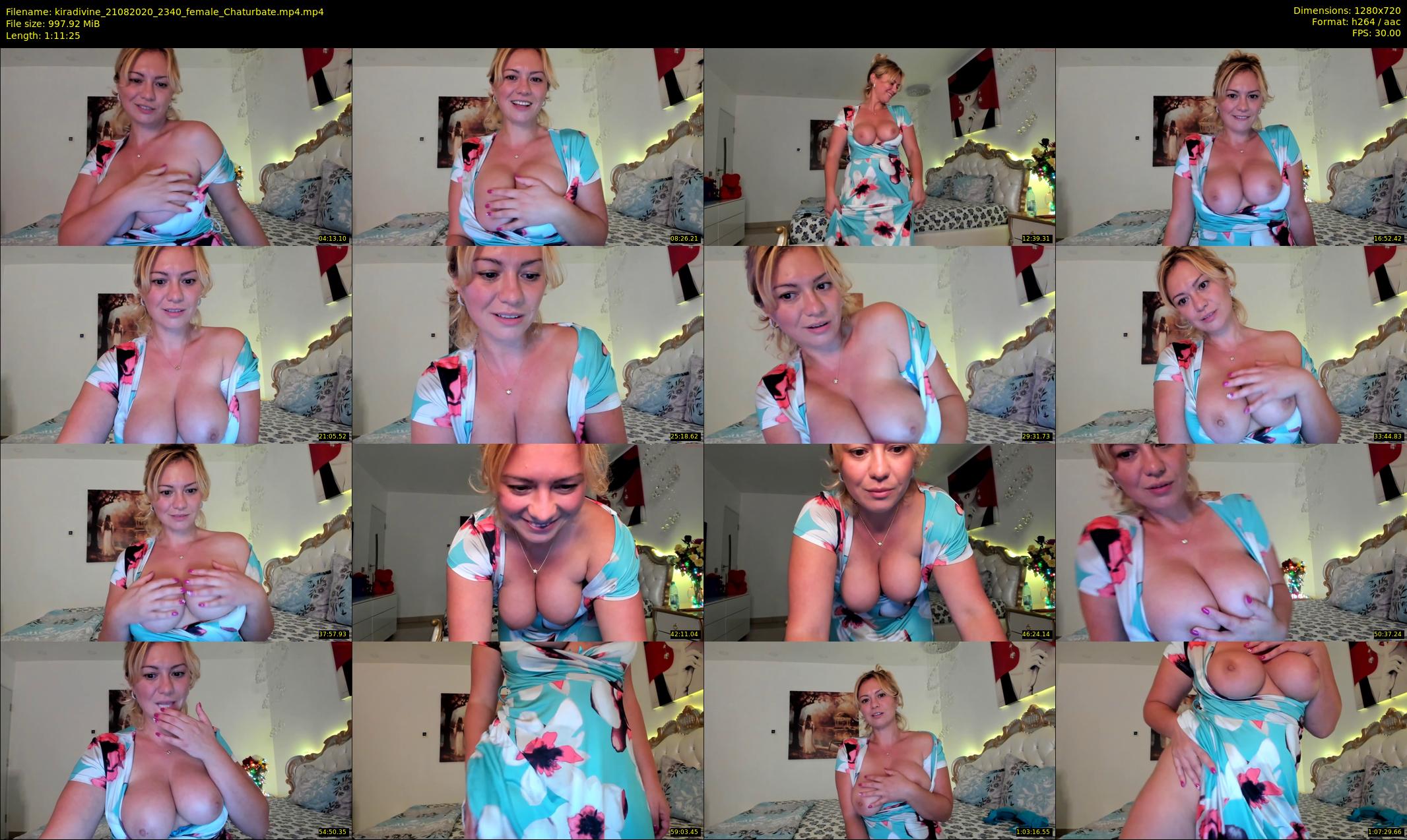 kiradivine — 72 minute Chaturbate female cam show recording, 720p, Aug 21, 2020