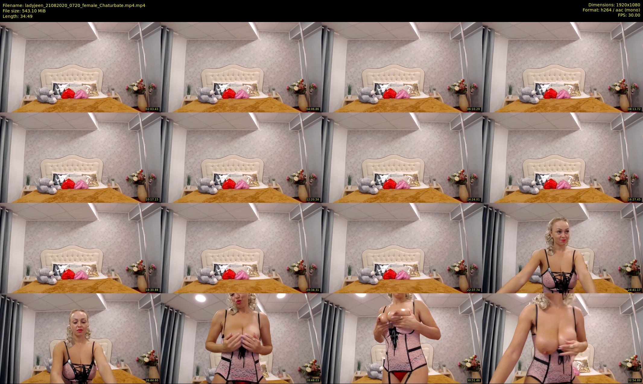 ladyjeen — 35 minute Chaturbate female cam show recording, 1080p, Aug 21, 2020