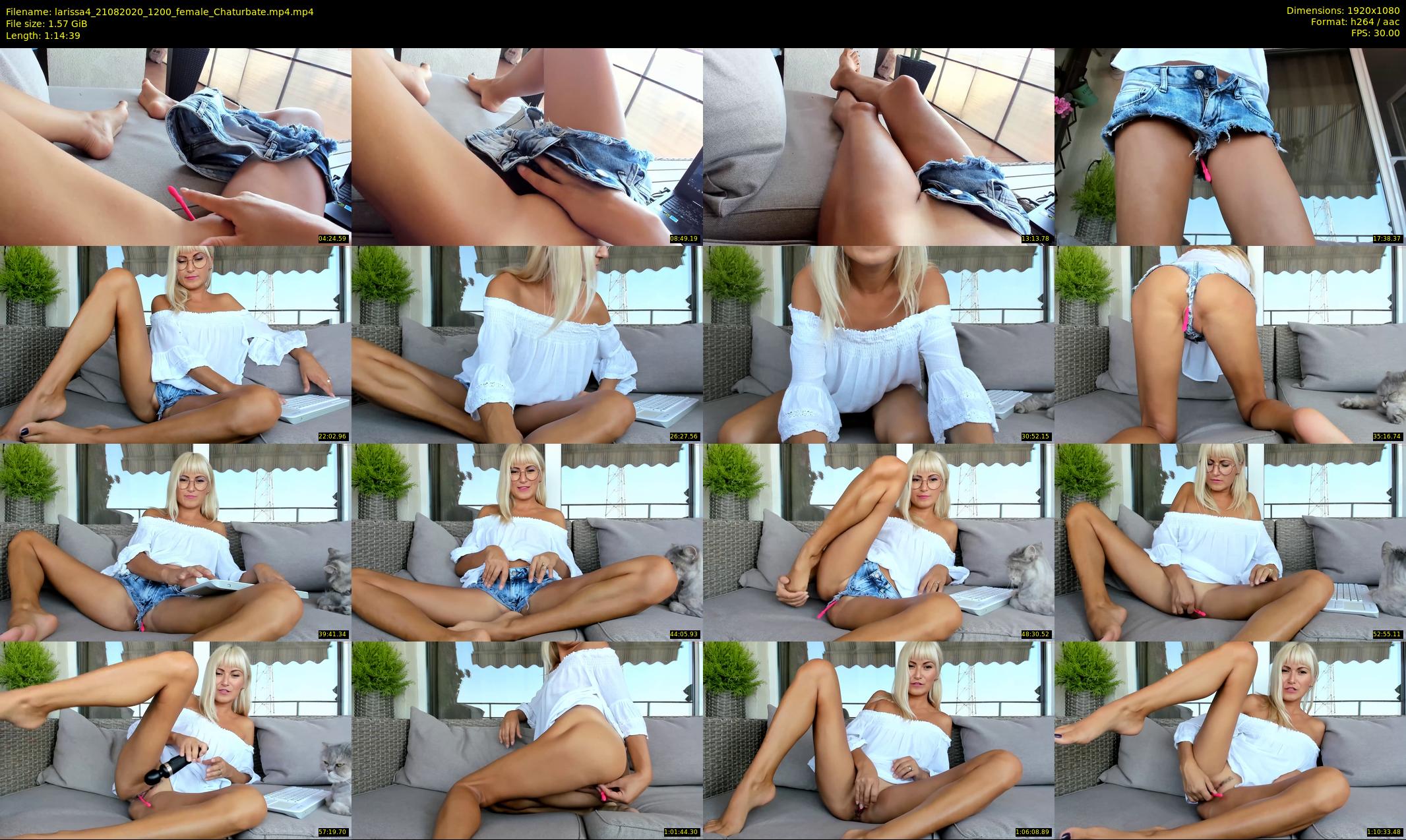 larissa4 — 75 minute Chaturbate female cam show recording, 1080p, Aug 21, 2020