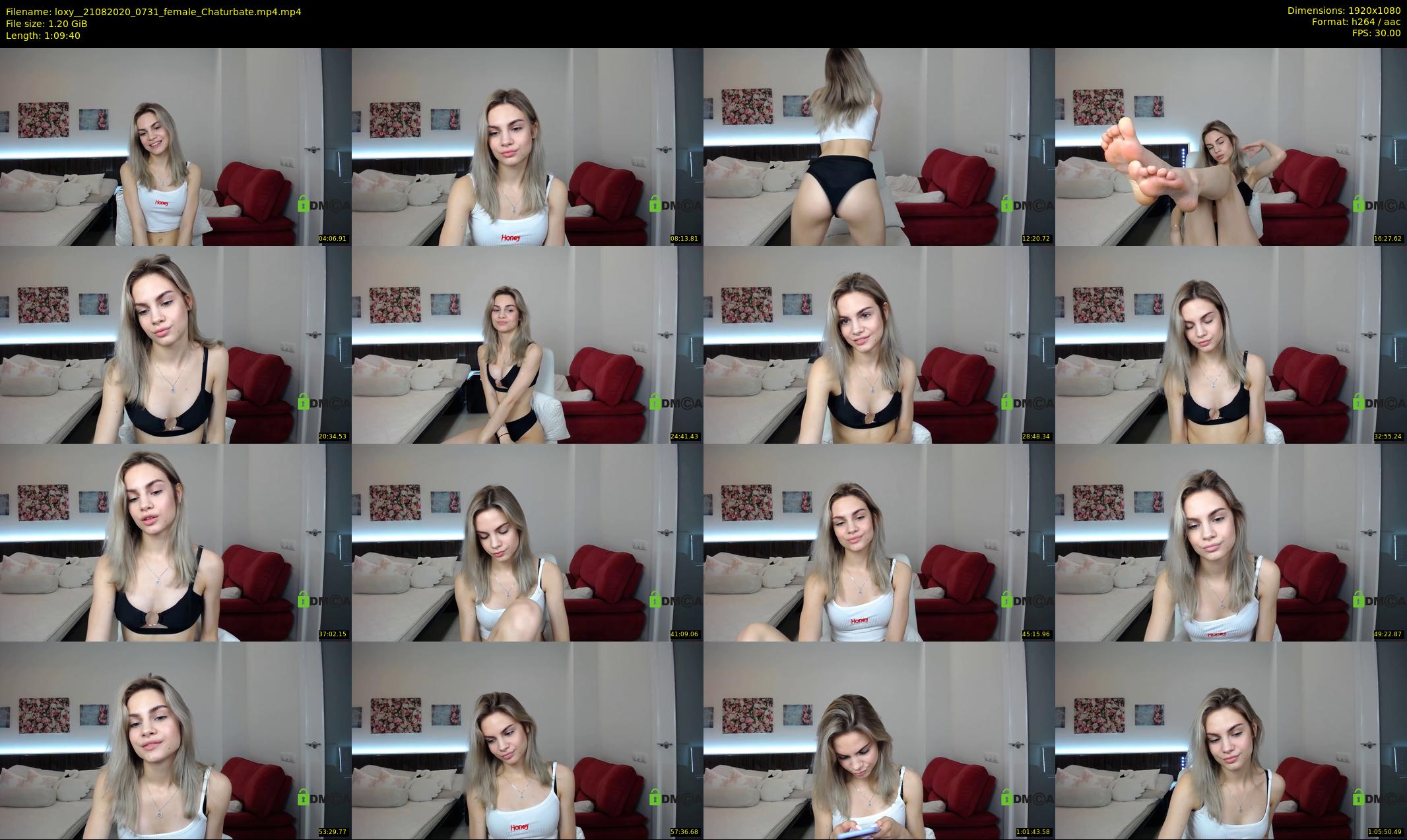 loxy_ — 70 minute Chaturbate female cam show recording, 1080p, Aug 21, 2020