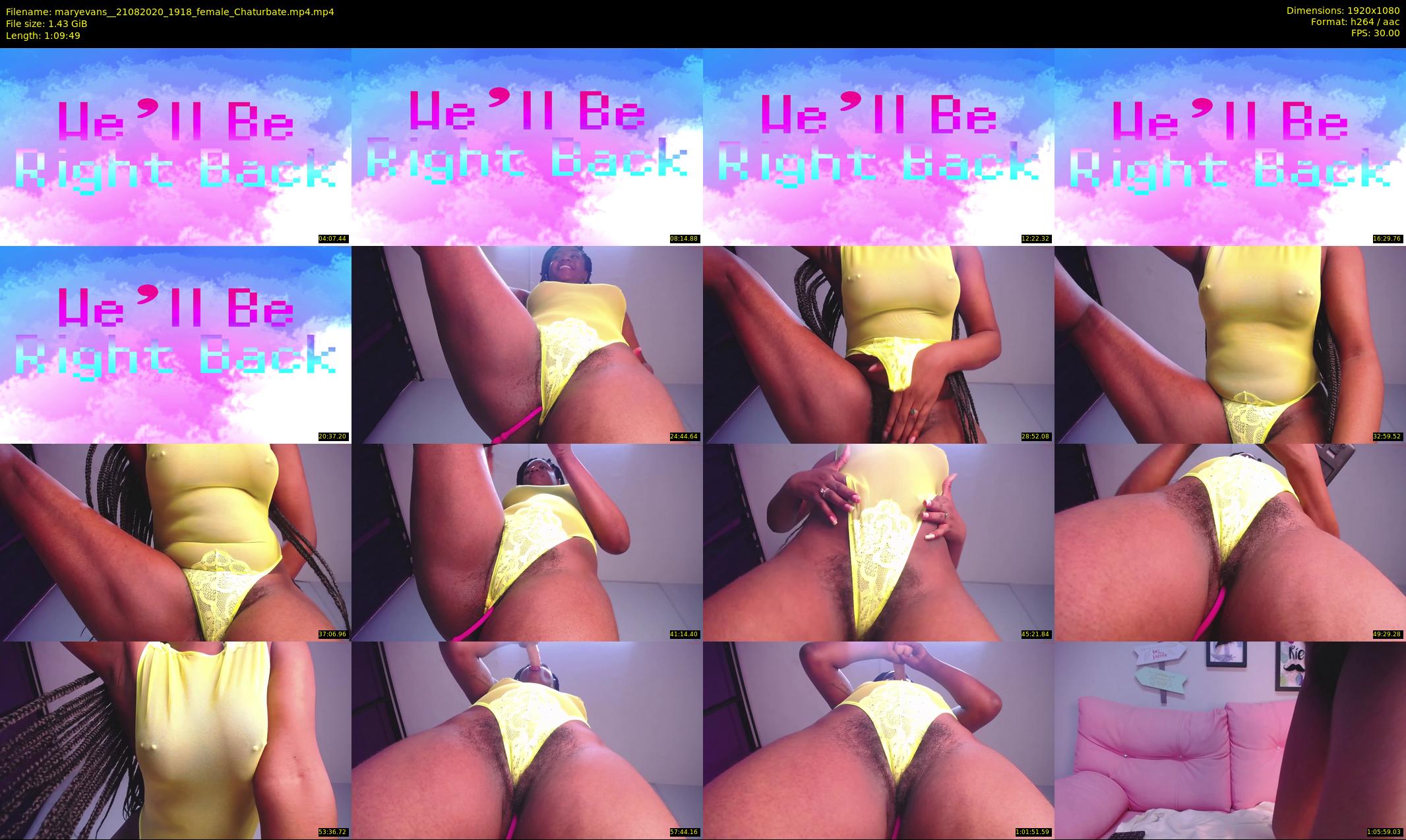 maryevans_ — 70 minute Chaturbate female cam show recording, 1080p, Aug 21, 2020
