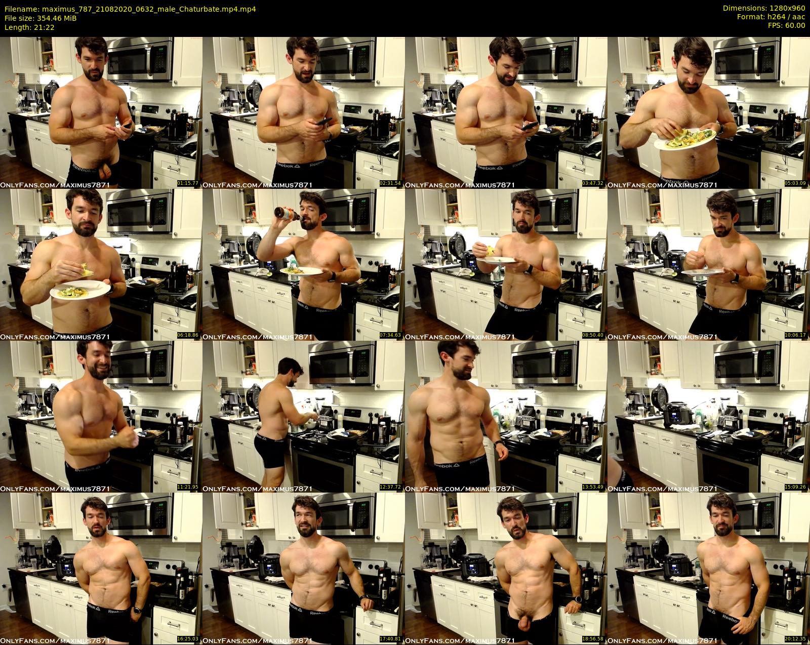 maximus_787 — 22 minute Chaturbate male cam show recording, 720p, Aug 21, 2020