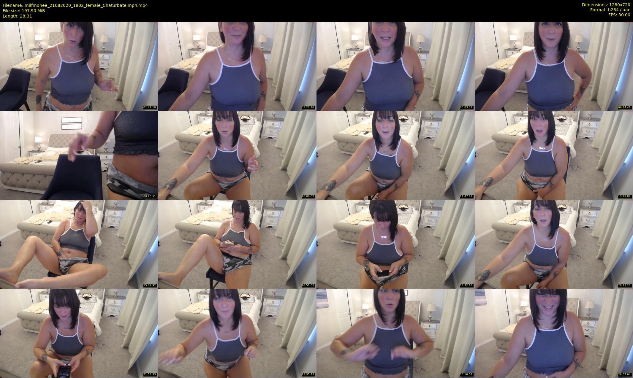 milfmonee — 29 minute Chaturbate female cam show recording, 720p, Aug 21, 2020