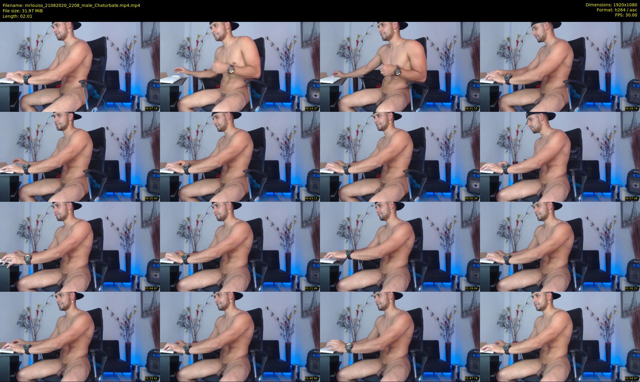 mrlouiss — 3 minute Chaturbate male cam show recording, 1080p, Aug 21, 2020