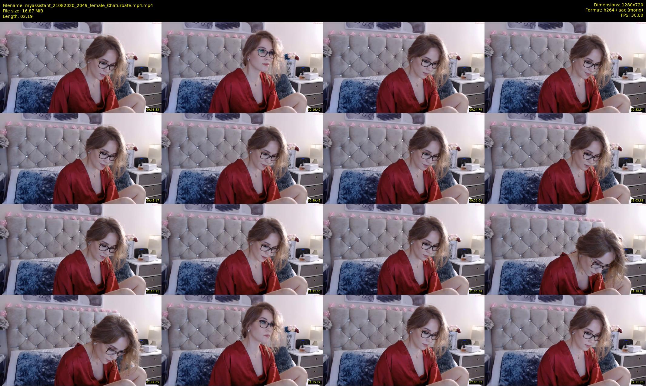 myassistant — 3 minute Chaturbate female cam show recording, 720p, Aug 21, 2020