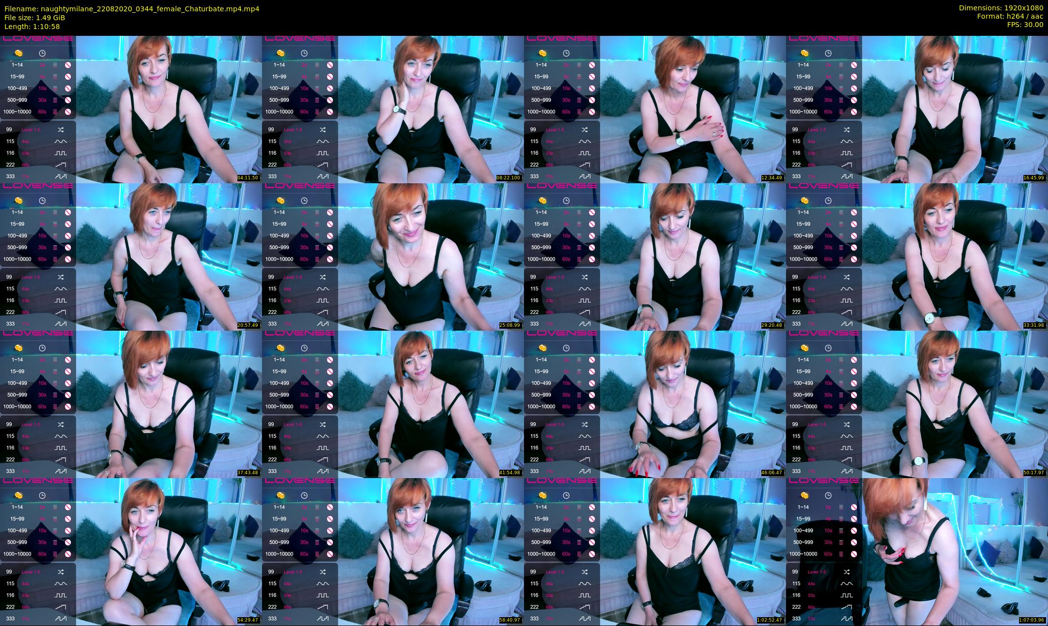 naughtymilane — 71 minute Chaturbate female cam show recording, 1080p, Aug 22, 2020
