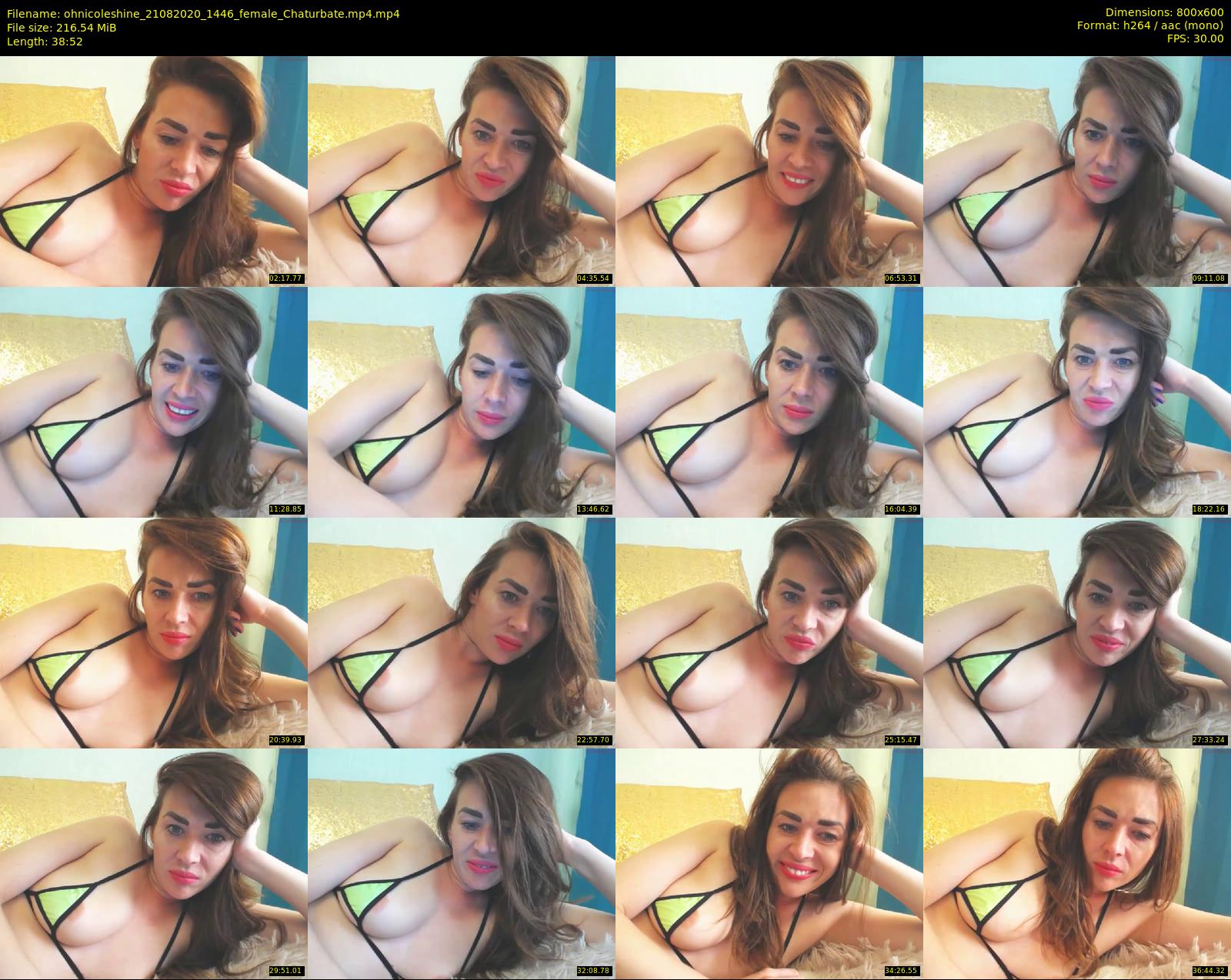 ohnicoleshine — 39 minute Chaturbate female cam show recording, 480p, Aug 21, 2020