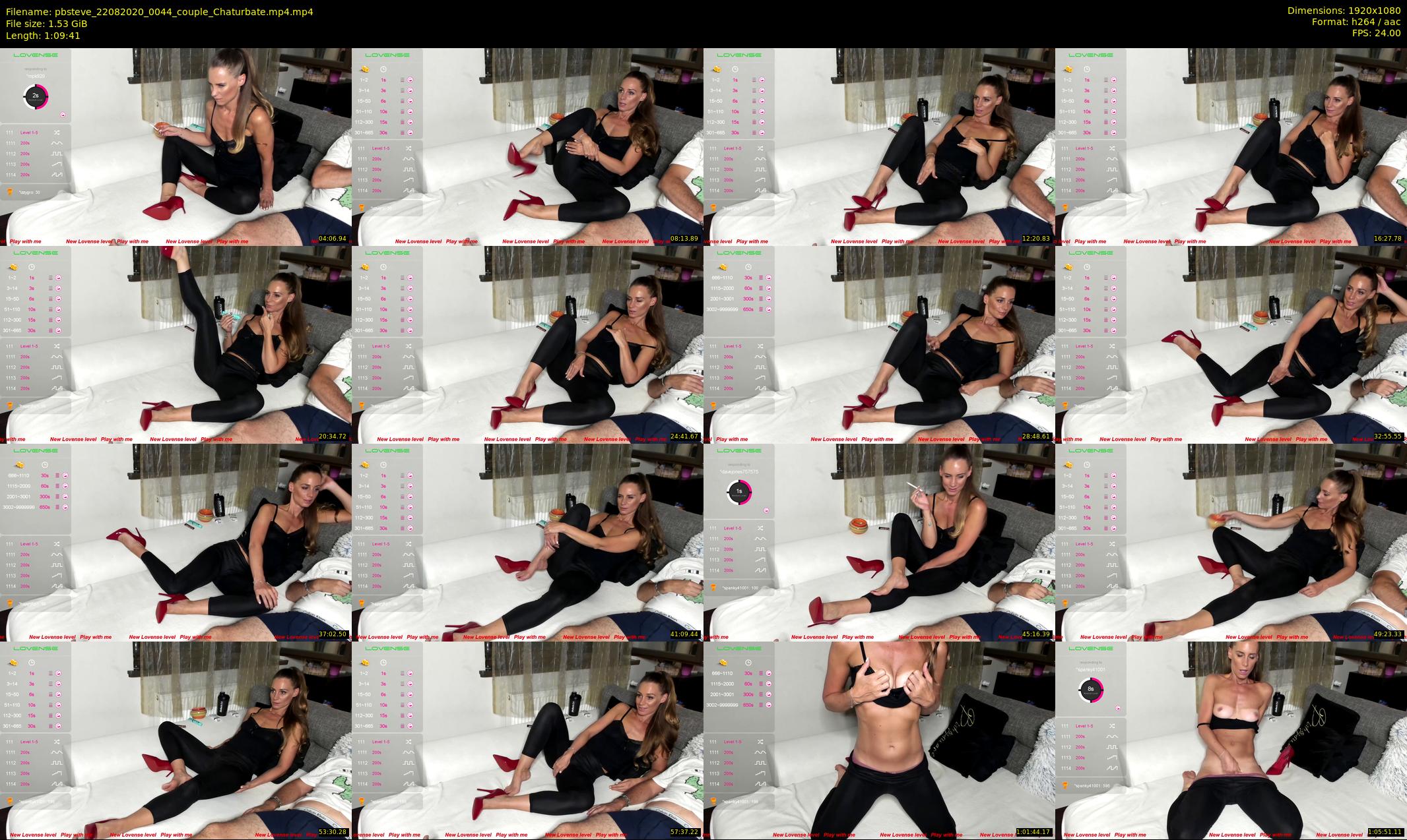 pbsteve — 70 minute Chaturbate couple cam show recording, 1080p, Aug 22, 2020