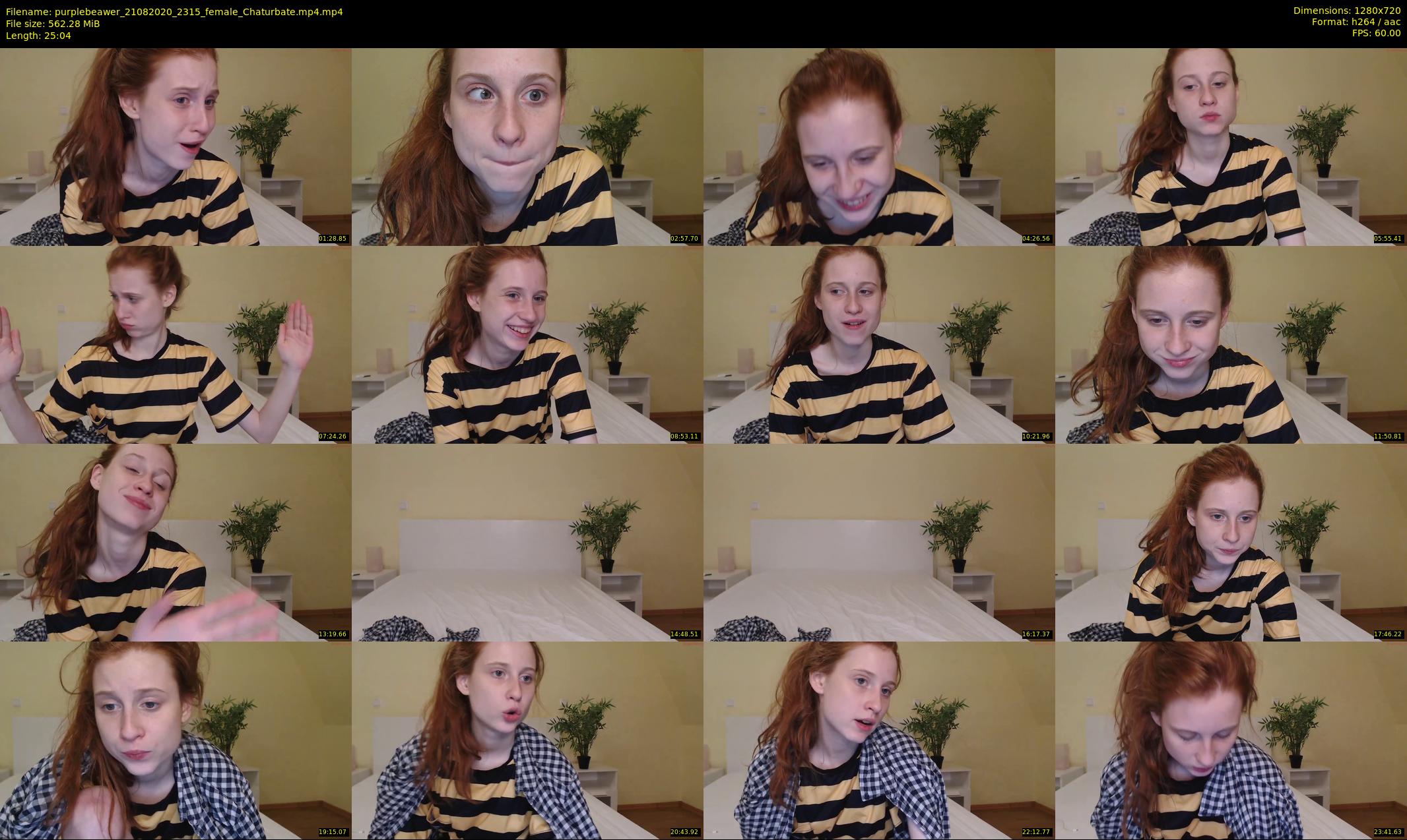 purplebeawer — 26 minute Chaturbate female cam show recording, 720p, Aug 21, 2020