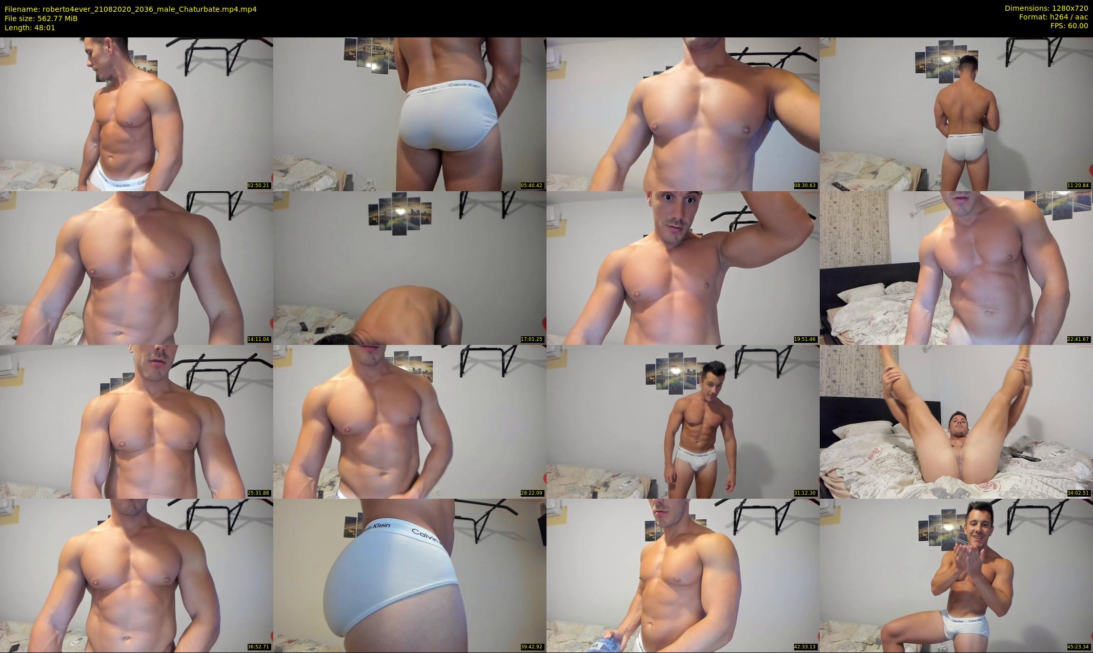 roberto4ever — 49 minute Chaturbate male cam show recording, 720p, Aug 21, 2020