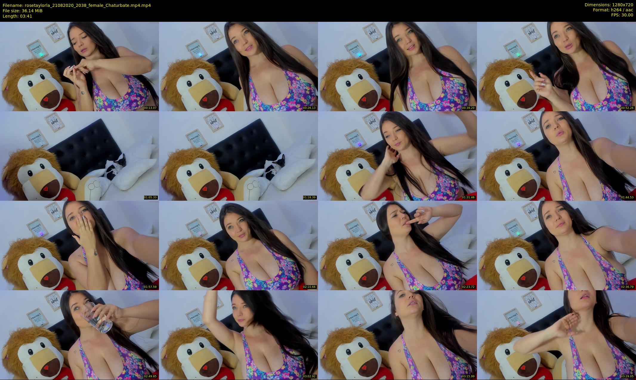 rosetaylorla — 4 minute Chaturbate female cam show recording, 720p, Aug 21, 2020