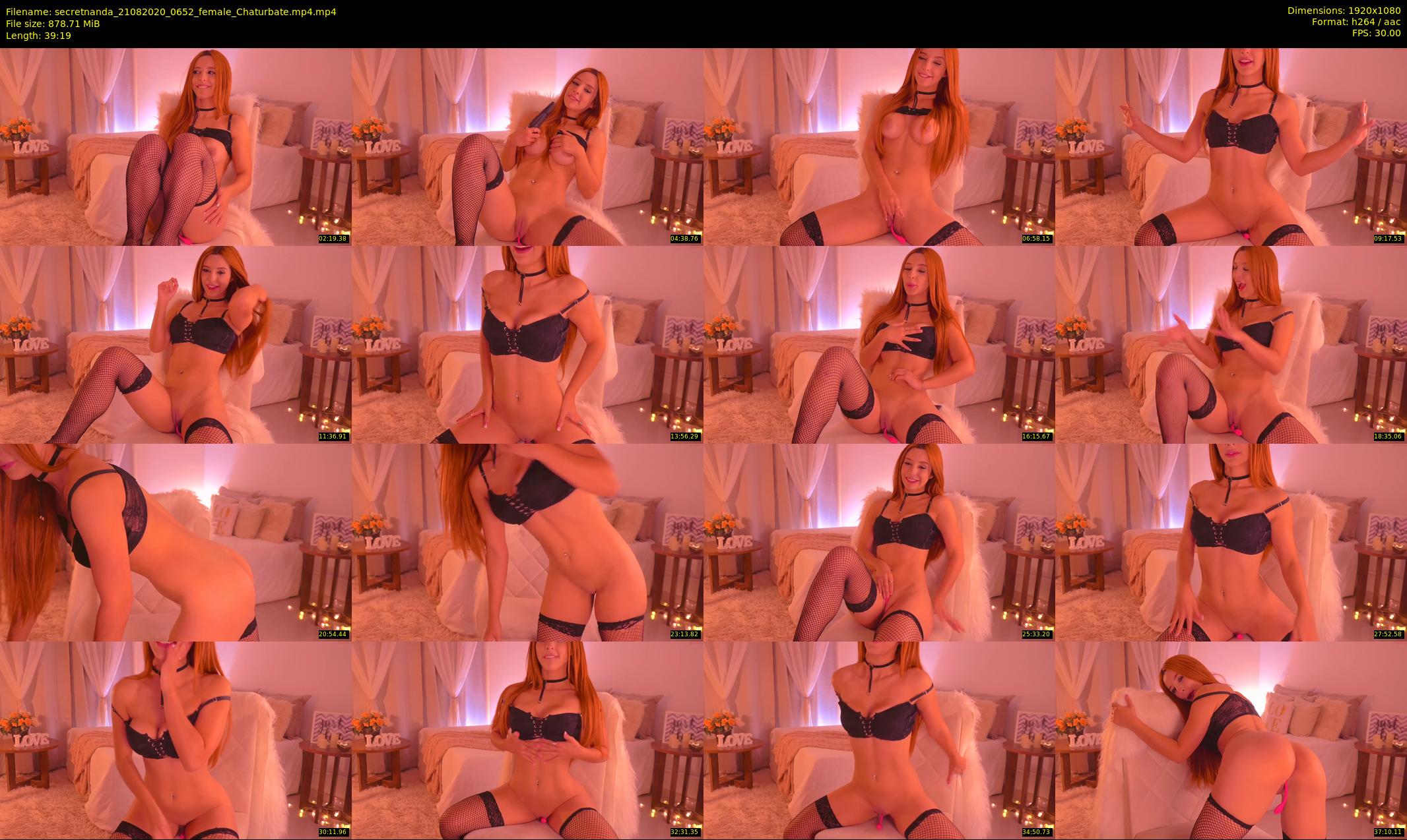 secretnanda — 40 minute Chaturbate female cam show recording, 1080p, Aug 21, 2020