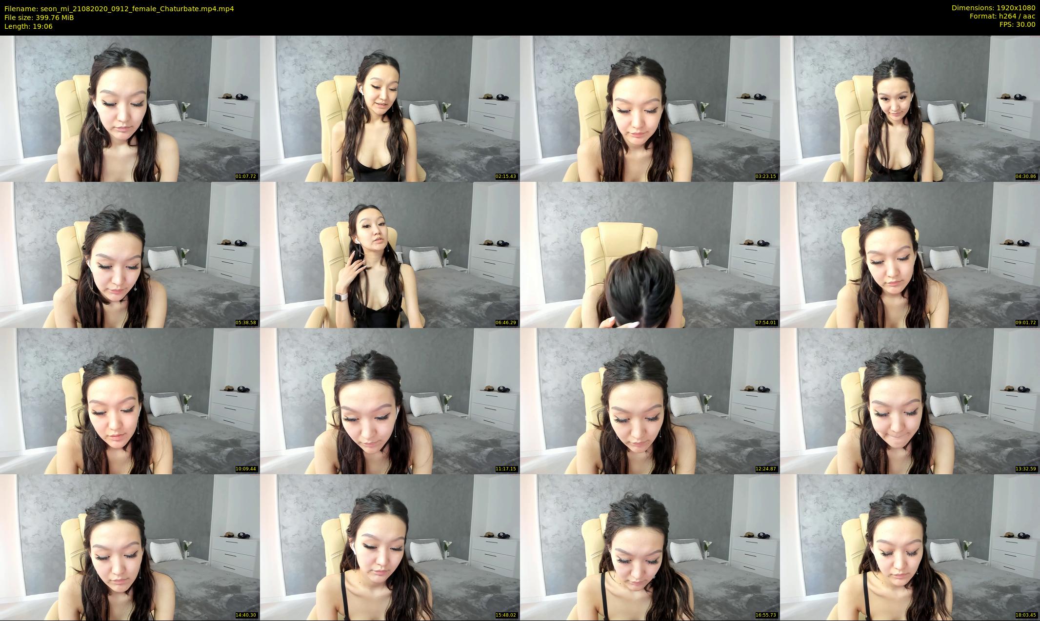 seon_mi — 20 minute Chaturbate female cam show recording, 1080p, Aug 21, 2020