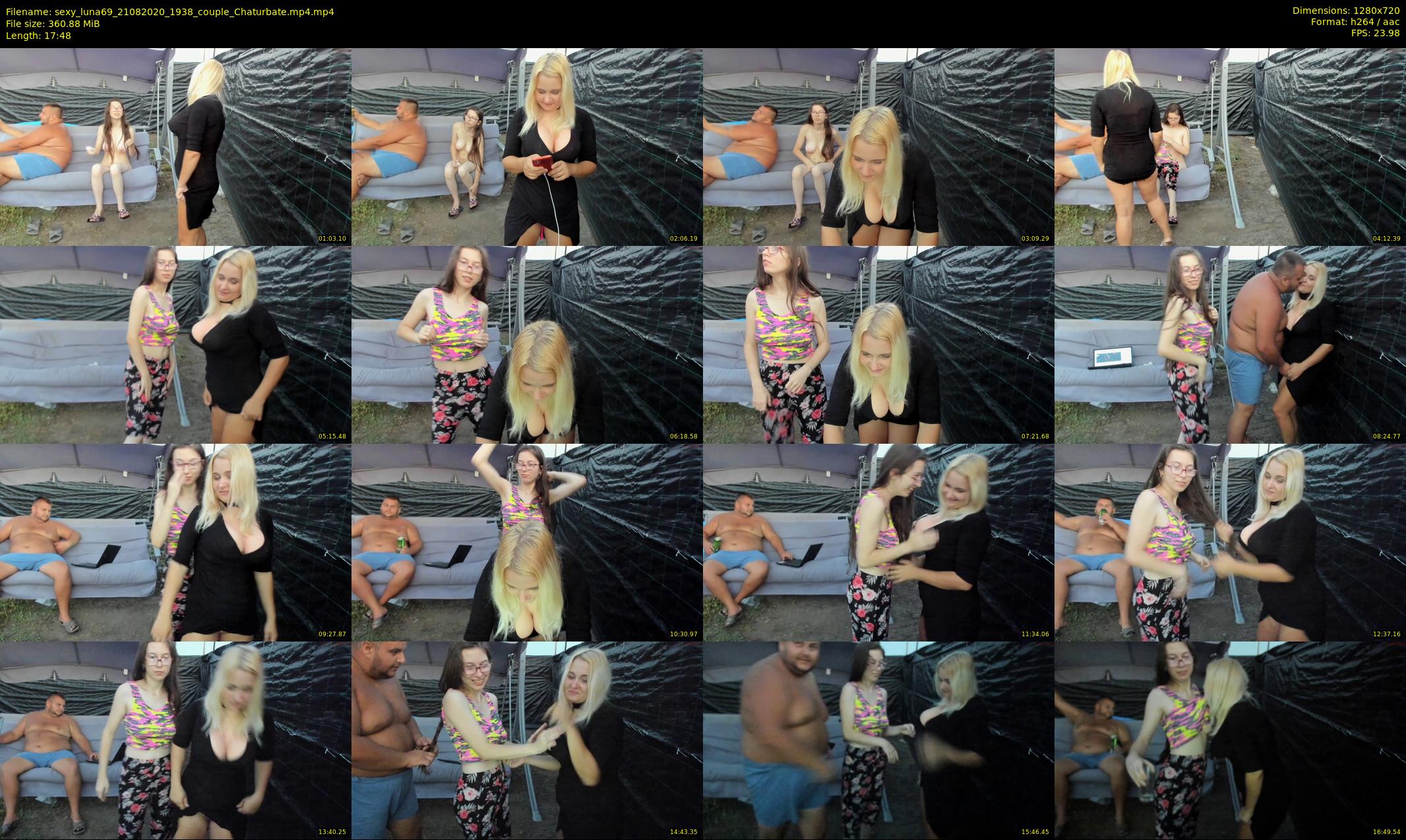 sexy_luna69 — 18 minute Chaturbate couple cam show recording, 720p, Aug 21, 2020