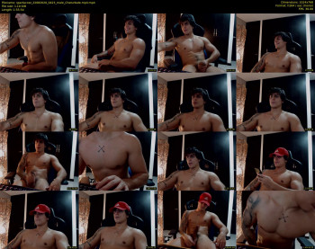 spartacozz — 116 minute Chaturbate male cam show recording, 720p, Aug 22, 2020