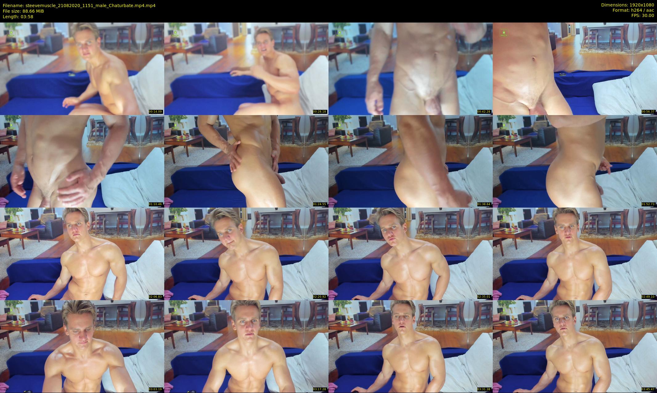steevemuscle — 4 minute Chaturbate male cam show recording, 1080p, Aug 21, 2020