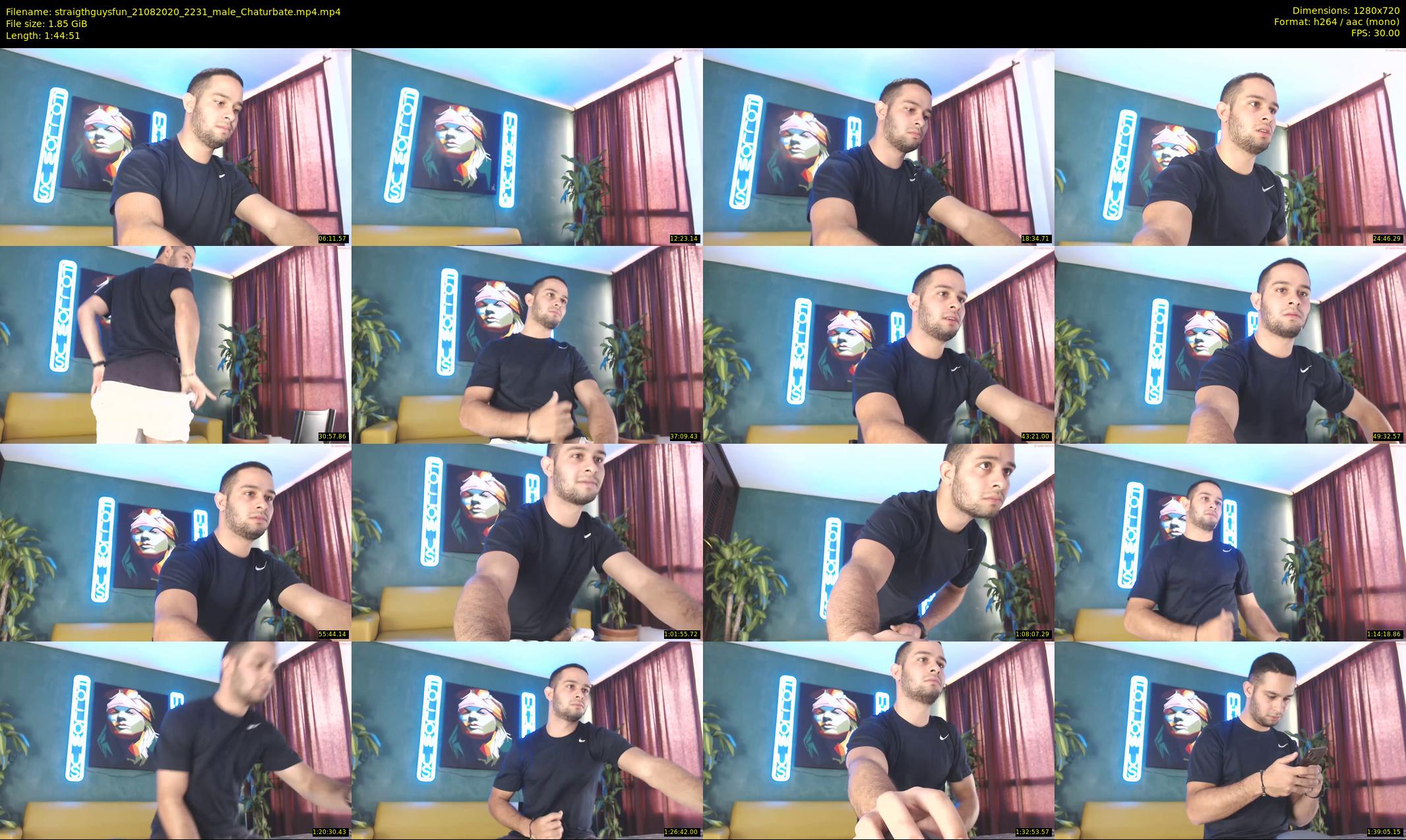 straigthguysfun — 105 minute Chaturbate male cam show recording, 720p, Aug 21, 2020