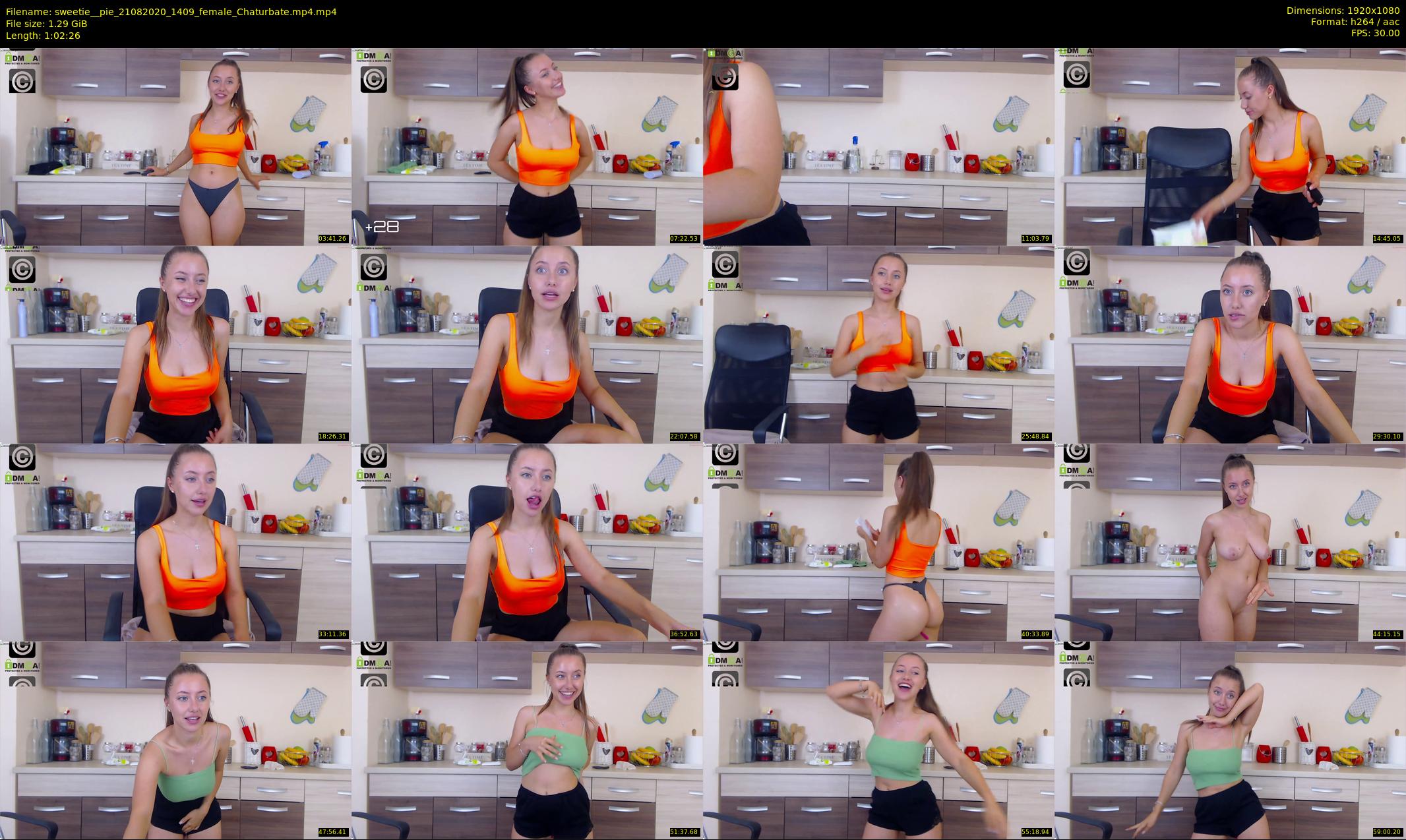 sweetie__pie — 63 minute Chaturbate female cam show recording, 1080p, Aug 21, 2020