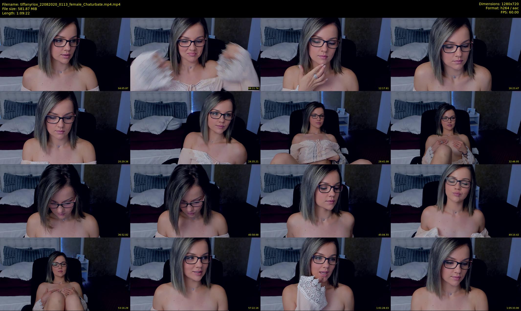 tiffanyriox — 70 minute Chaturbate female cam show recording, 720p, Aug 22, 2020