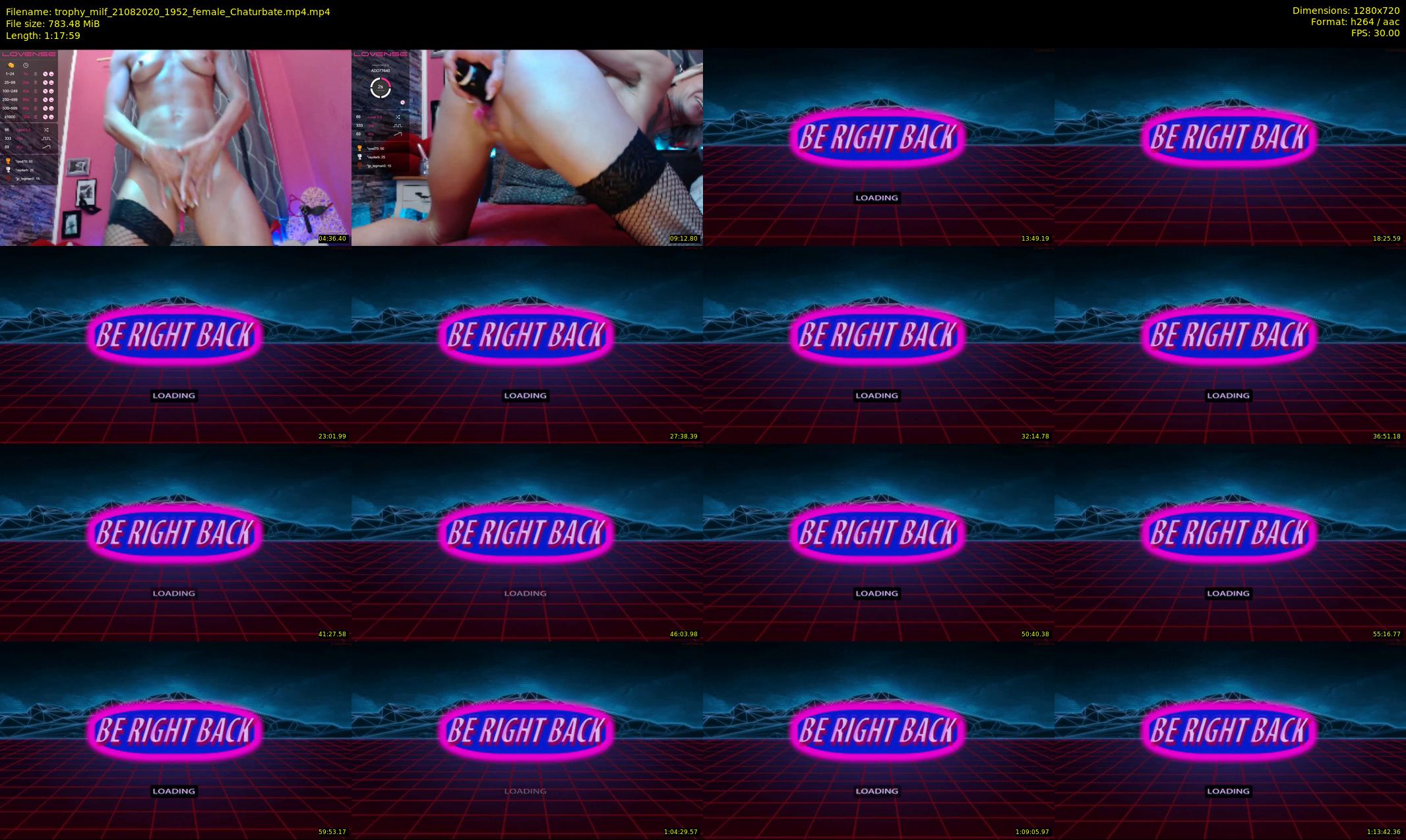trophy_milf — 78 minute Chaturbate female cam show recording, 720p, Aug 21, 2020