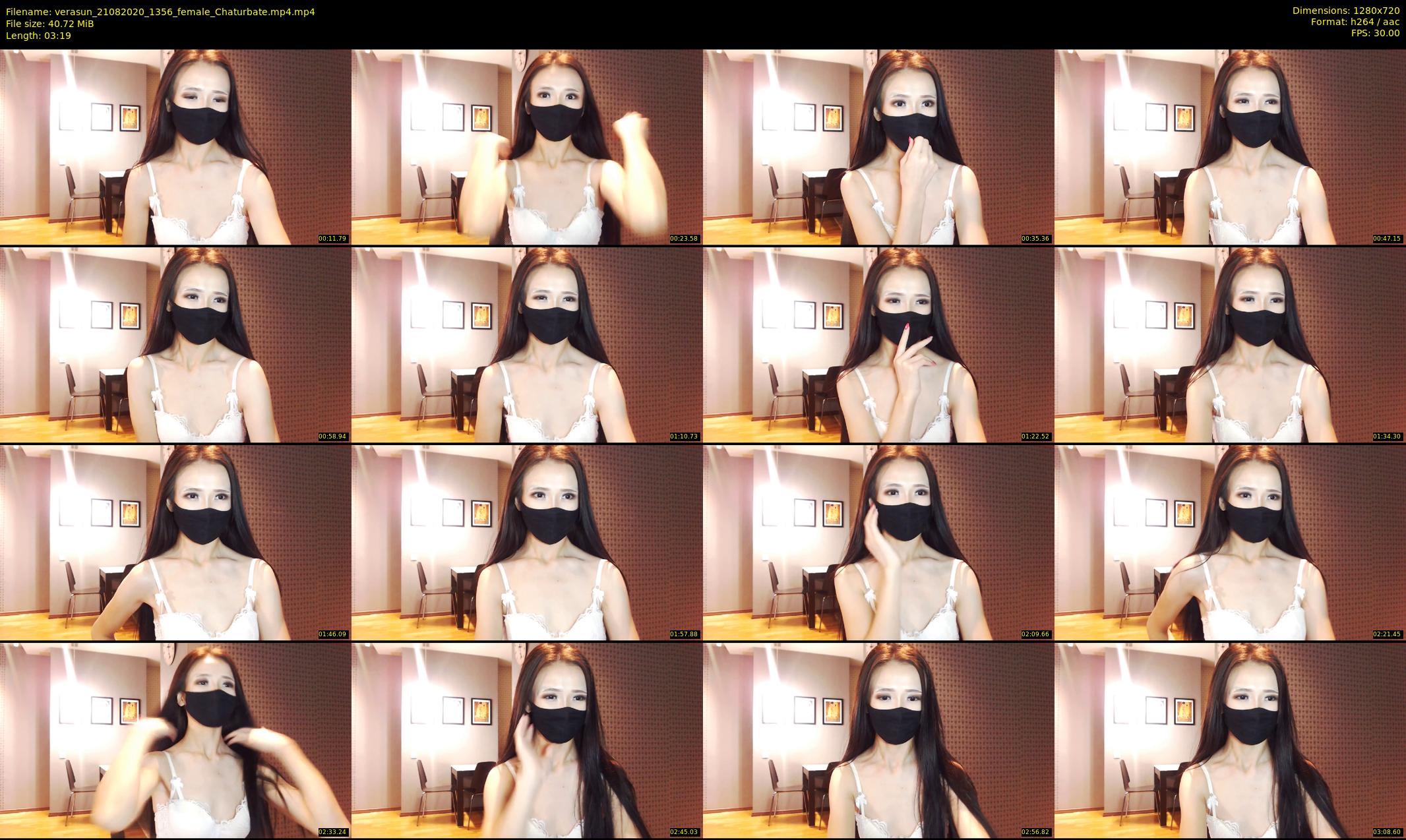 verasun — 4 minute Chaturbate female cam show recording, 720p, Aug 21, 2020
