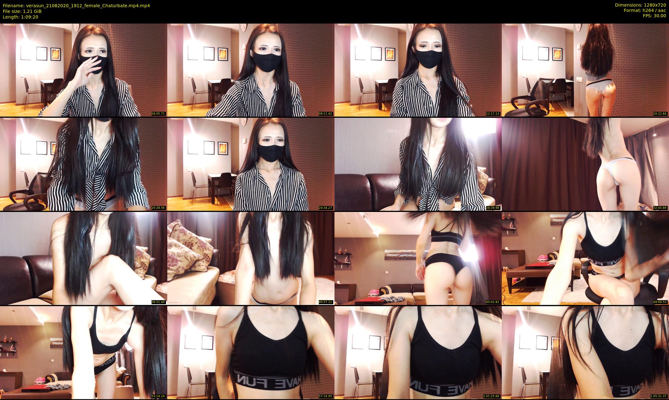 verasun — 70 minute Chaturbate female cam show recording, 720p, Aug 21, 2020