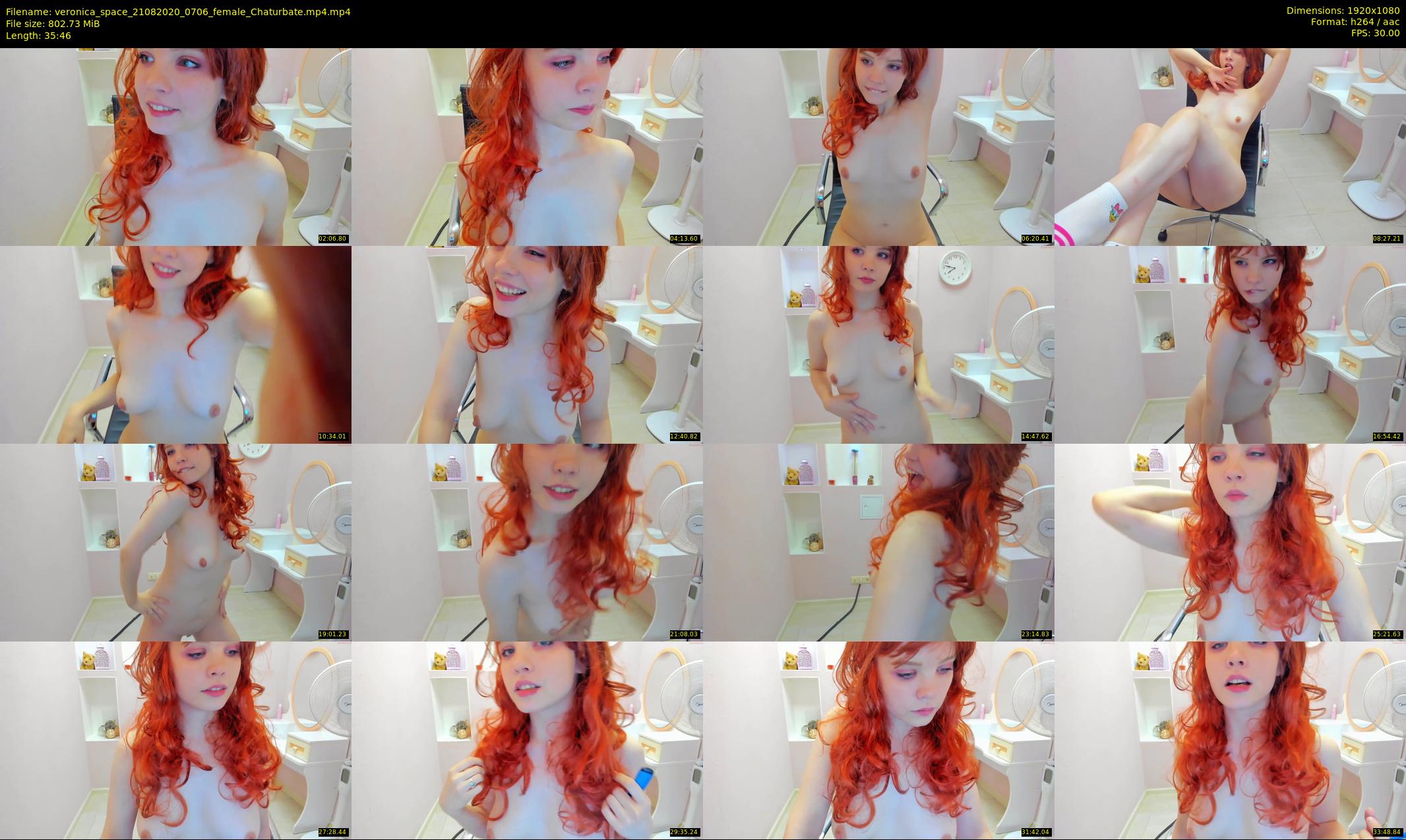 veronica_space — 36 minute Chaturbate female cam show recording, 1080p, Aug 21, 2020