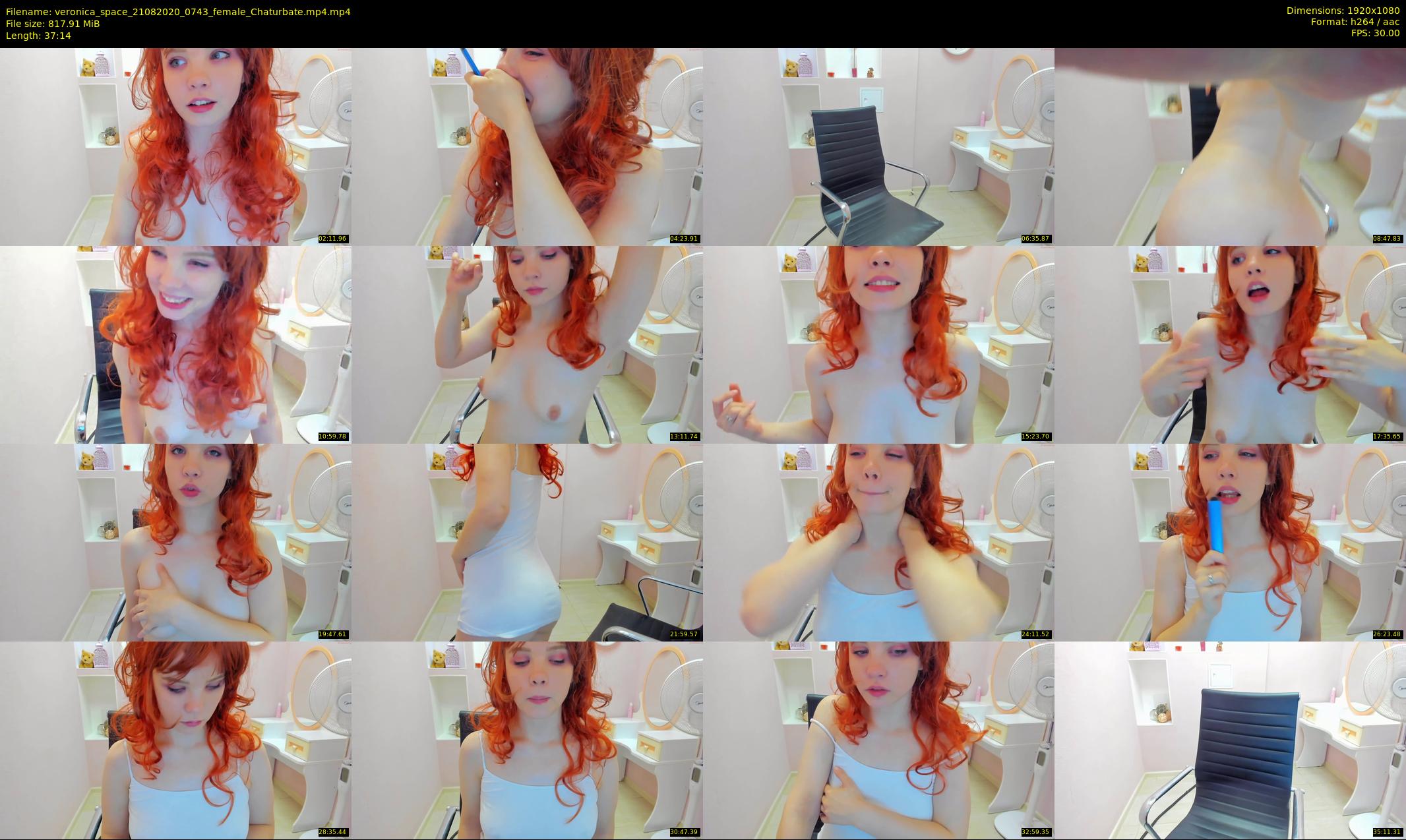 veronica_space — 38 minute Chaturbate female cam show recording, 1080p, Aug 21, 2020