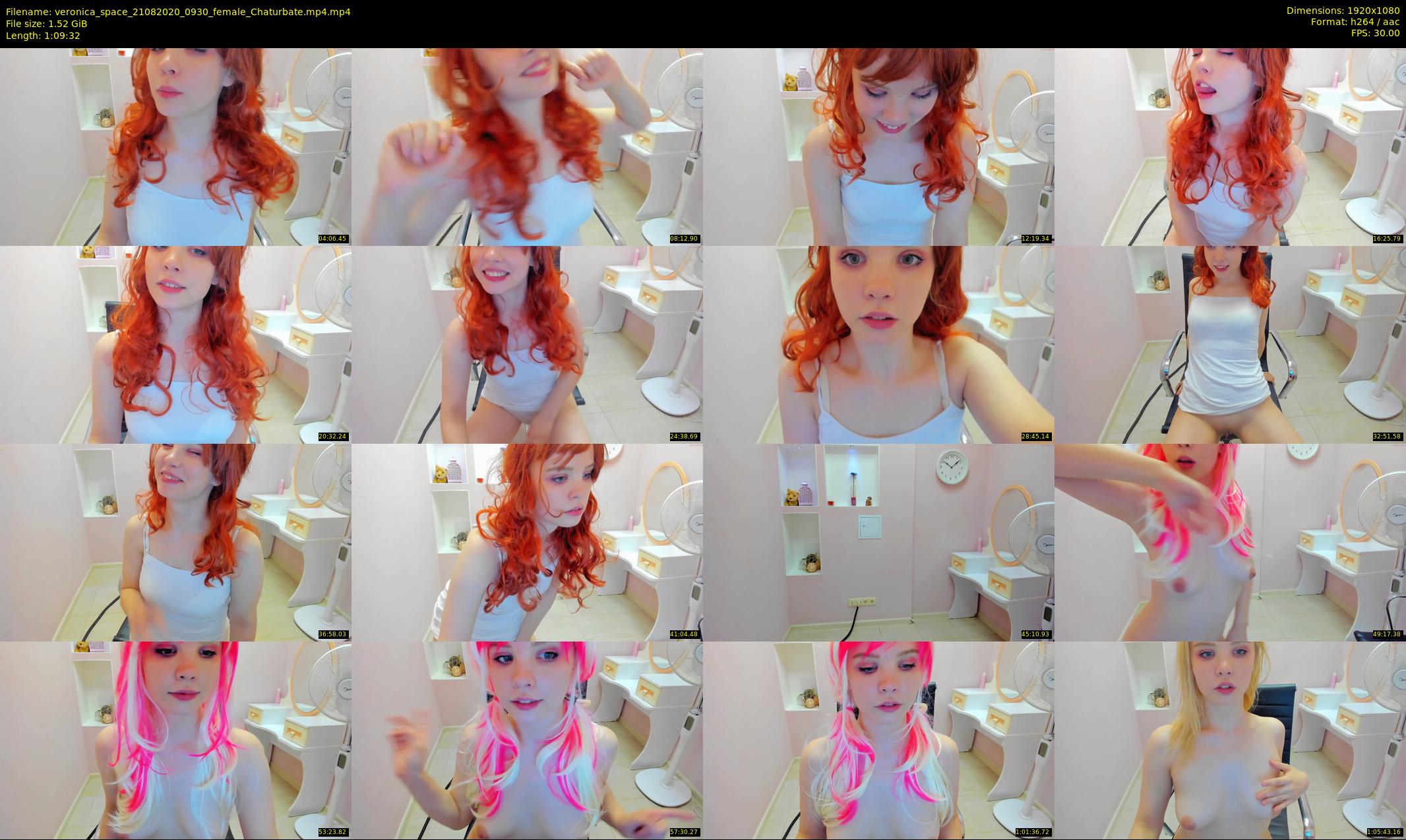 veronica_space — 70 minute Chaturbate female cam show recording, 1080p, Aug 21, 2020