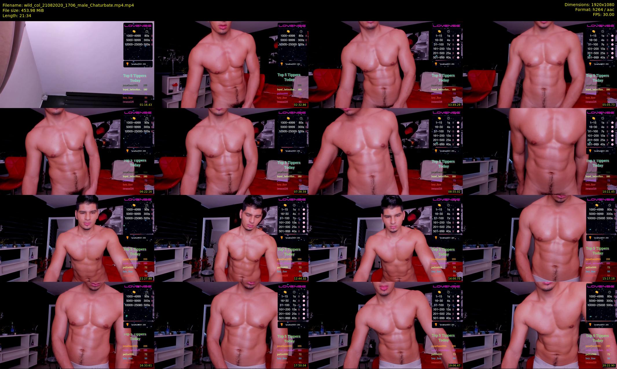 wild_col — 22 minute Chaturbate male cam show recording, 1080p, Aug 21, 2020